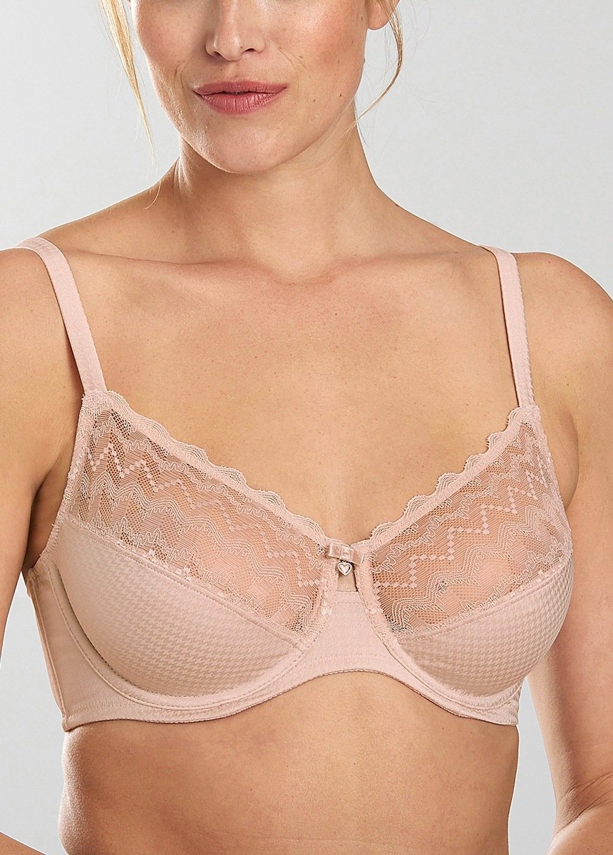 Soutien-gorge avec armatures dentelle et maille
