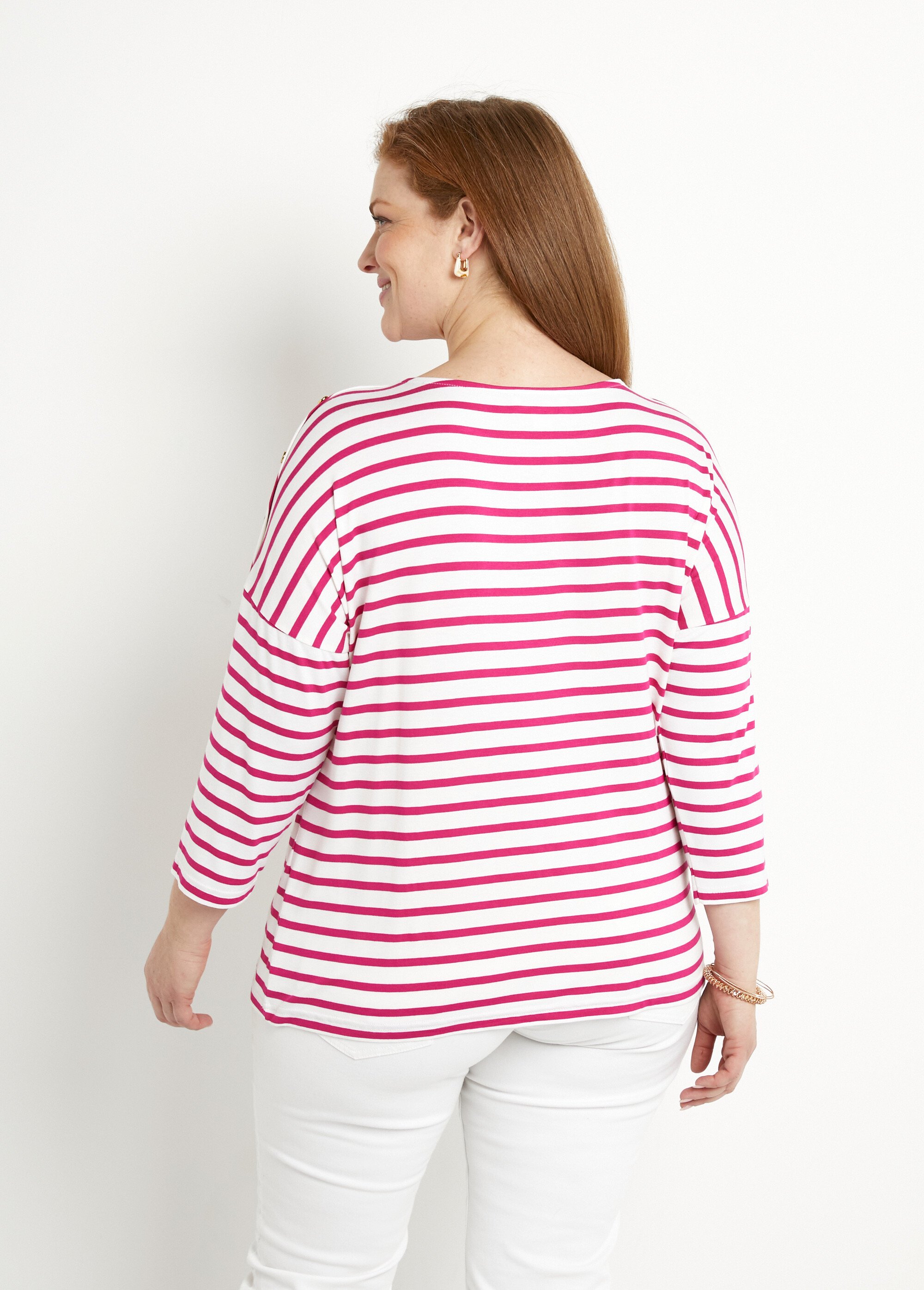T-shirt marinière rayé court manches longues