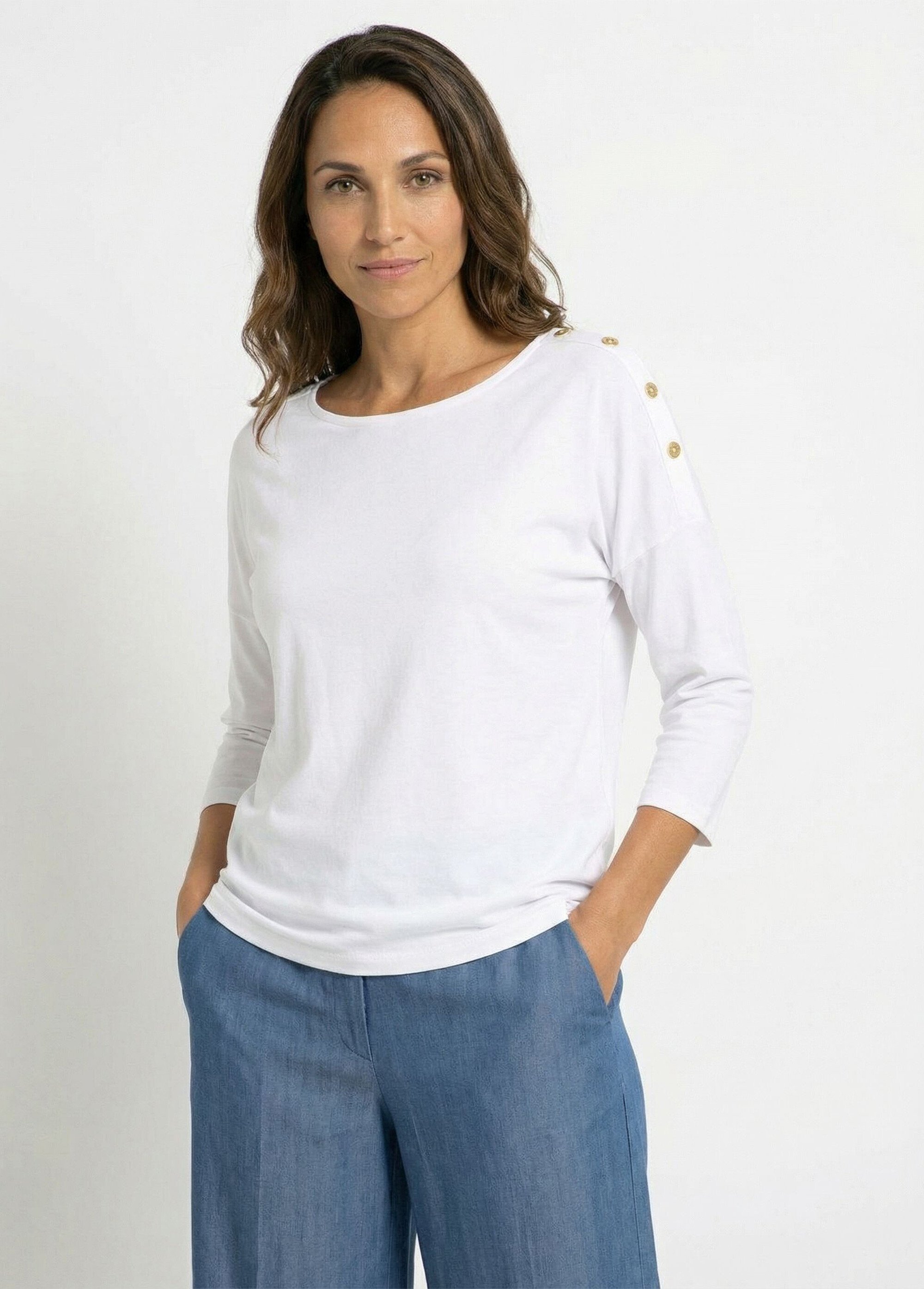 T-shirt marinière rayé court manches longues