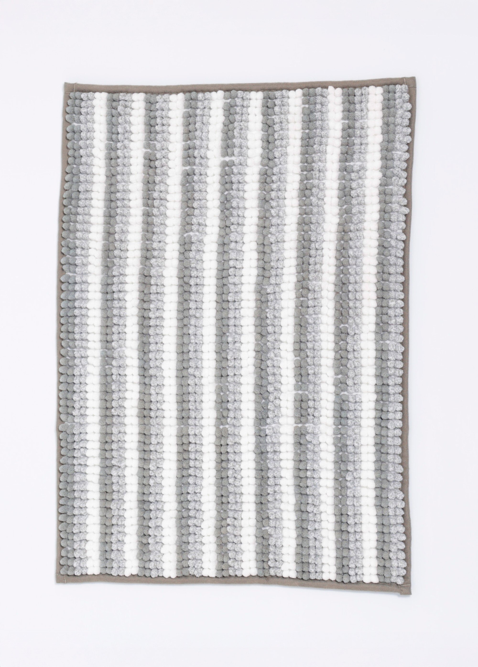 Tapis de bain antidérapant en chenille Vert KP-170494760 DE1