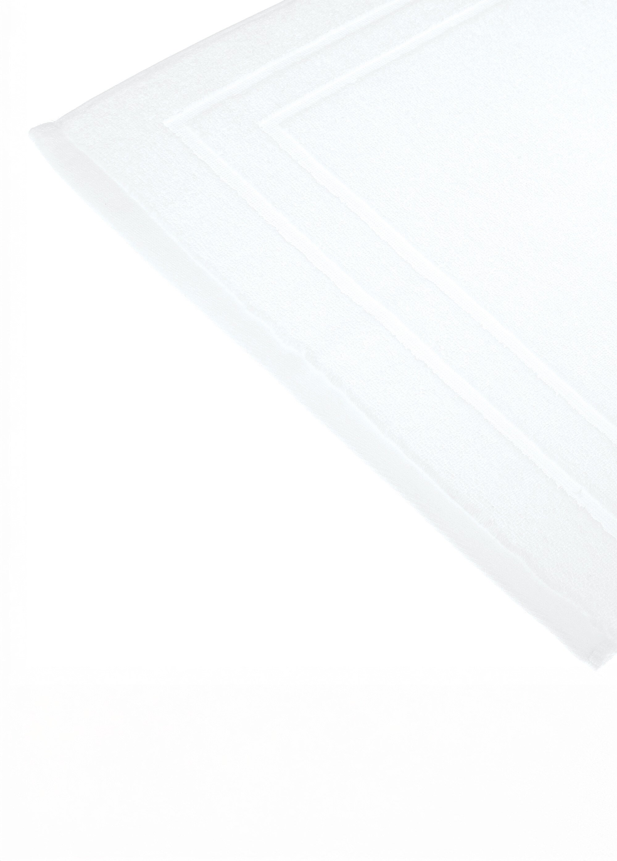 Tapis de bain épais pur coton, 50x70cm Blanc JJA-125898 DE1