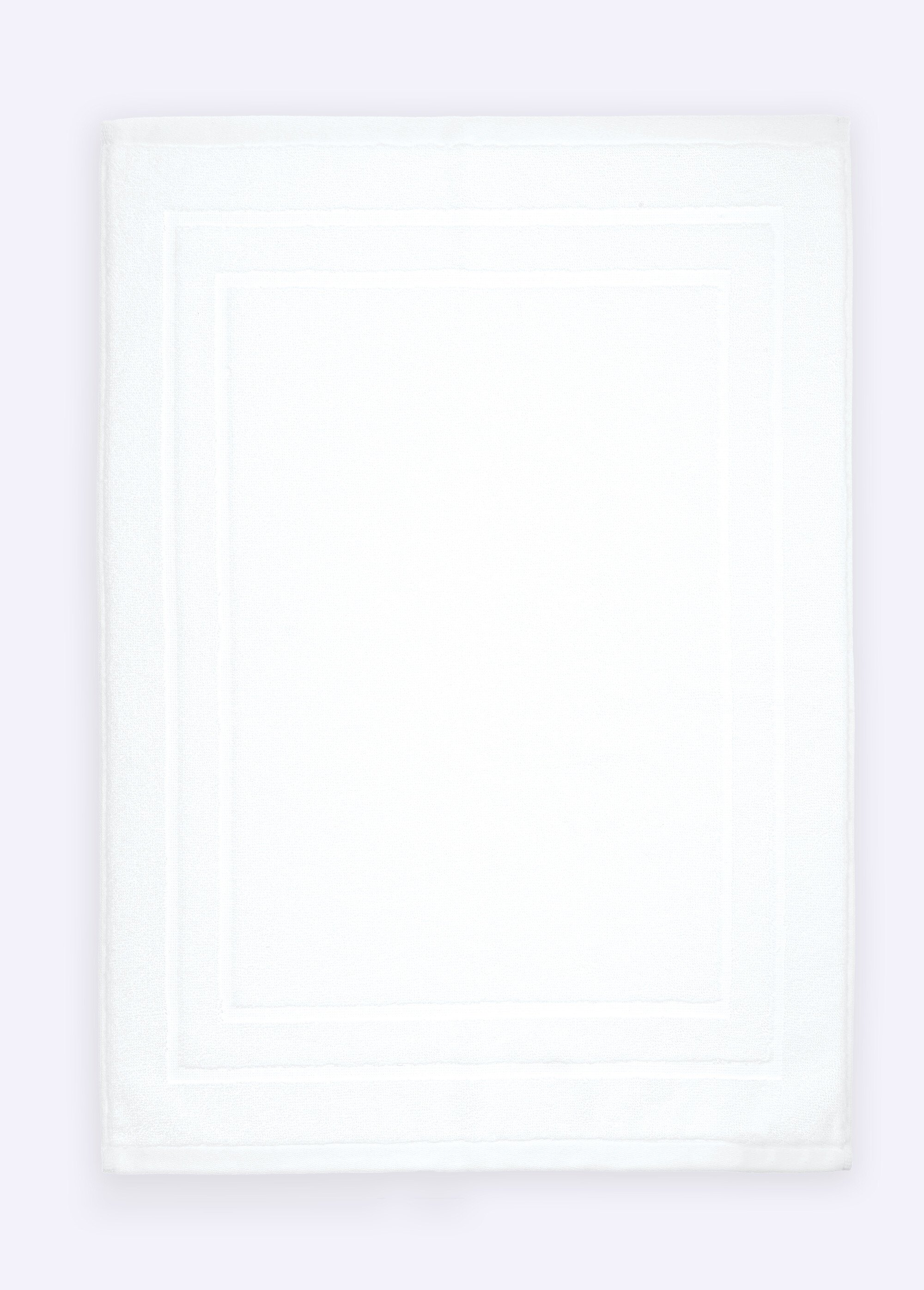 Tapis de bain épais pur coton, 50x70cm Blanc JJA-125898 FA1