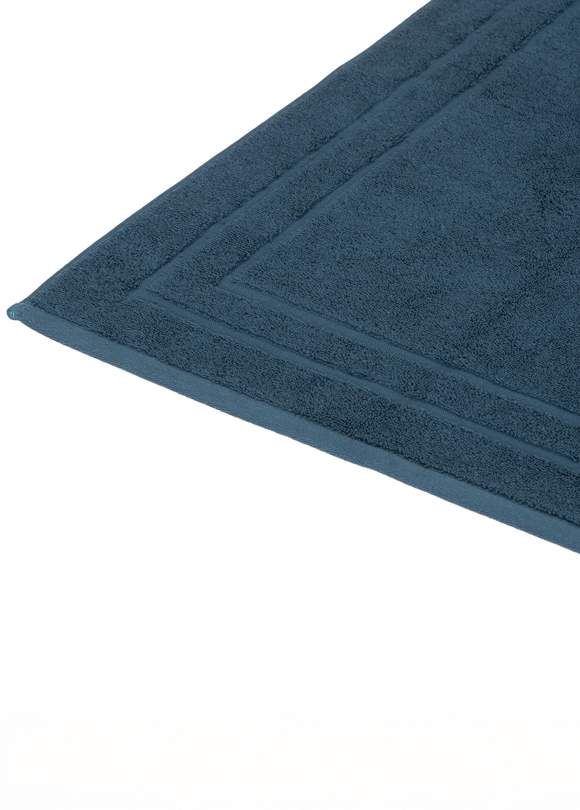 Tapis de bain épais pur coton, 50x70cm Bleu JJA-125898 DE1