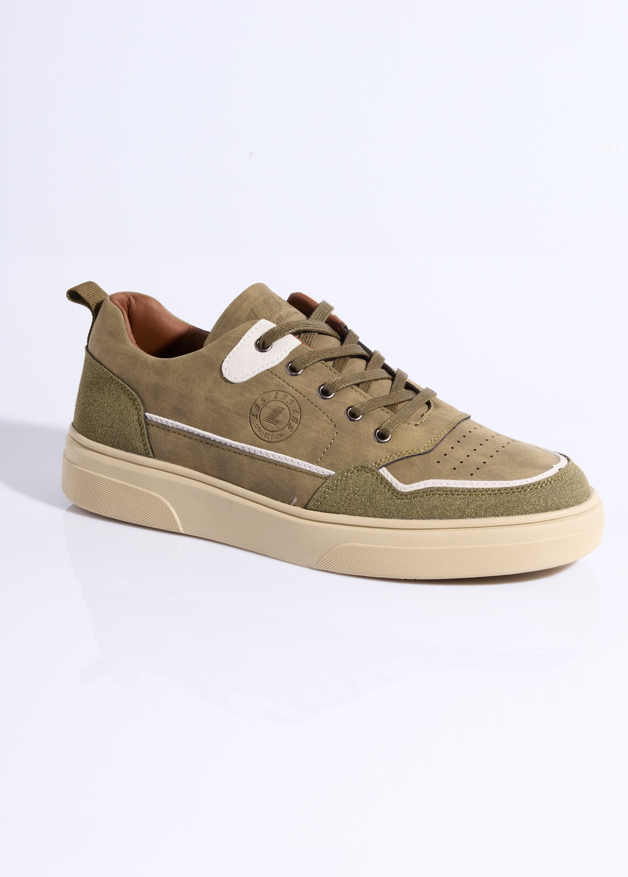 Baskets plates casual chic en suédine