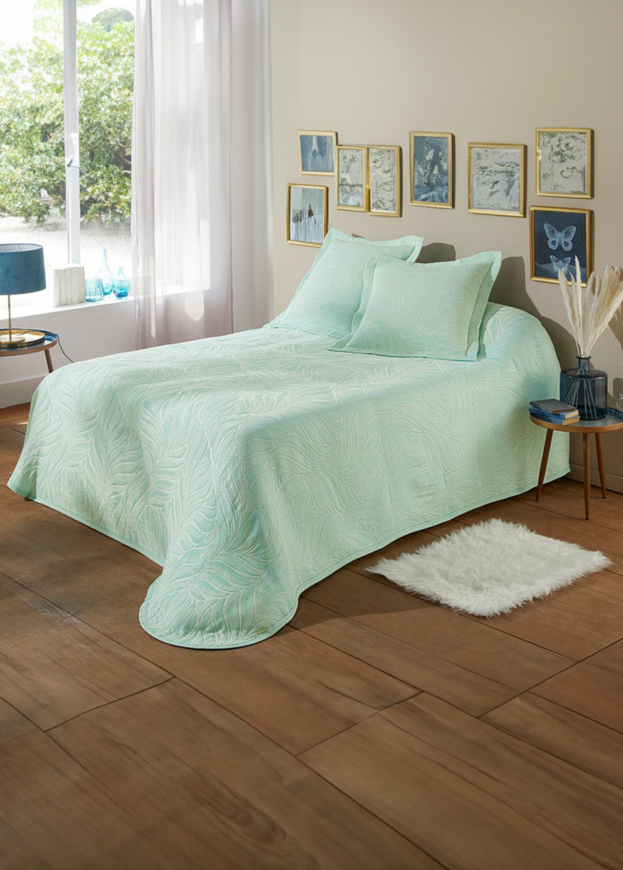 Couvre-lit style boutis