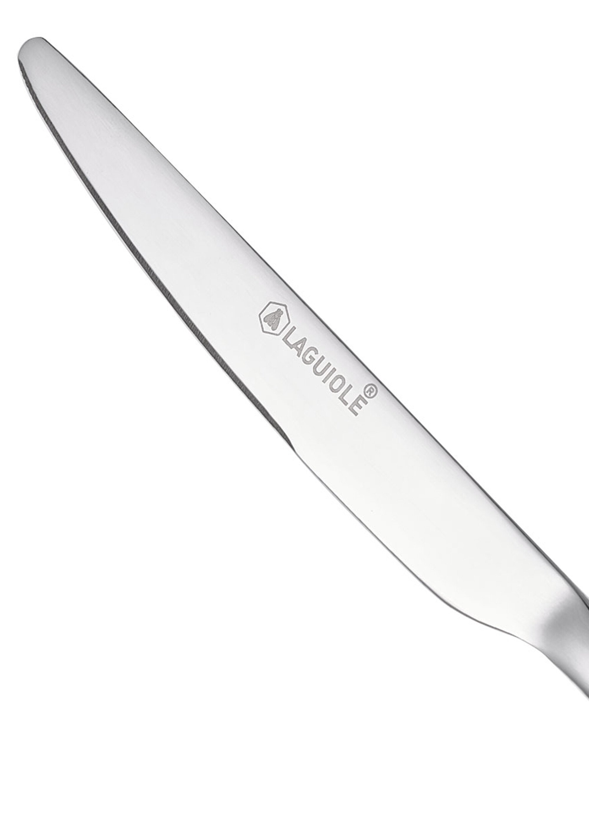 Ménagère 24 pièces inox brillant, Elora Gris 9160515 DE2