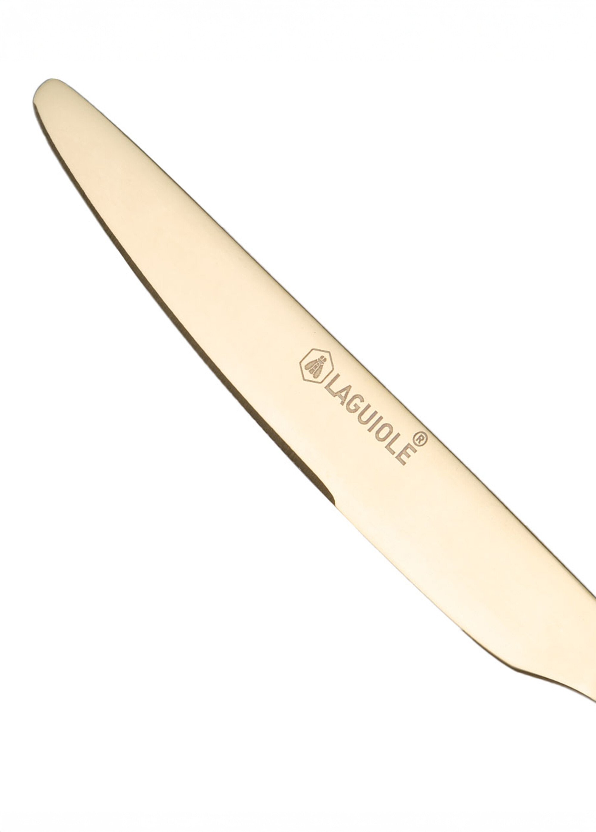 Ménagère 24 pièces inox champagne, Cléa Jaune 9160525 DE2