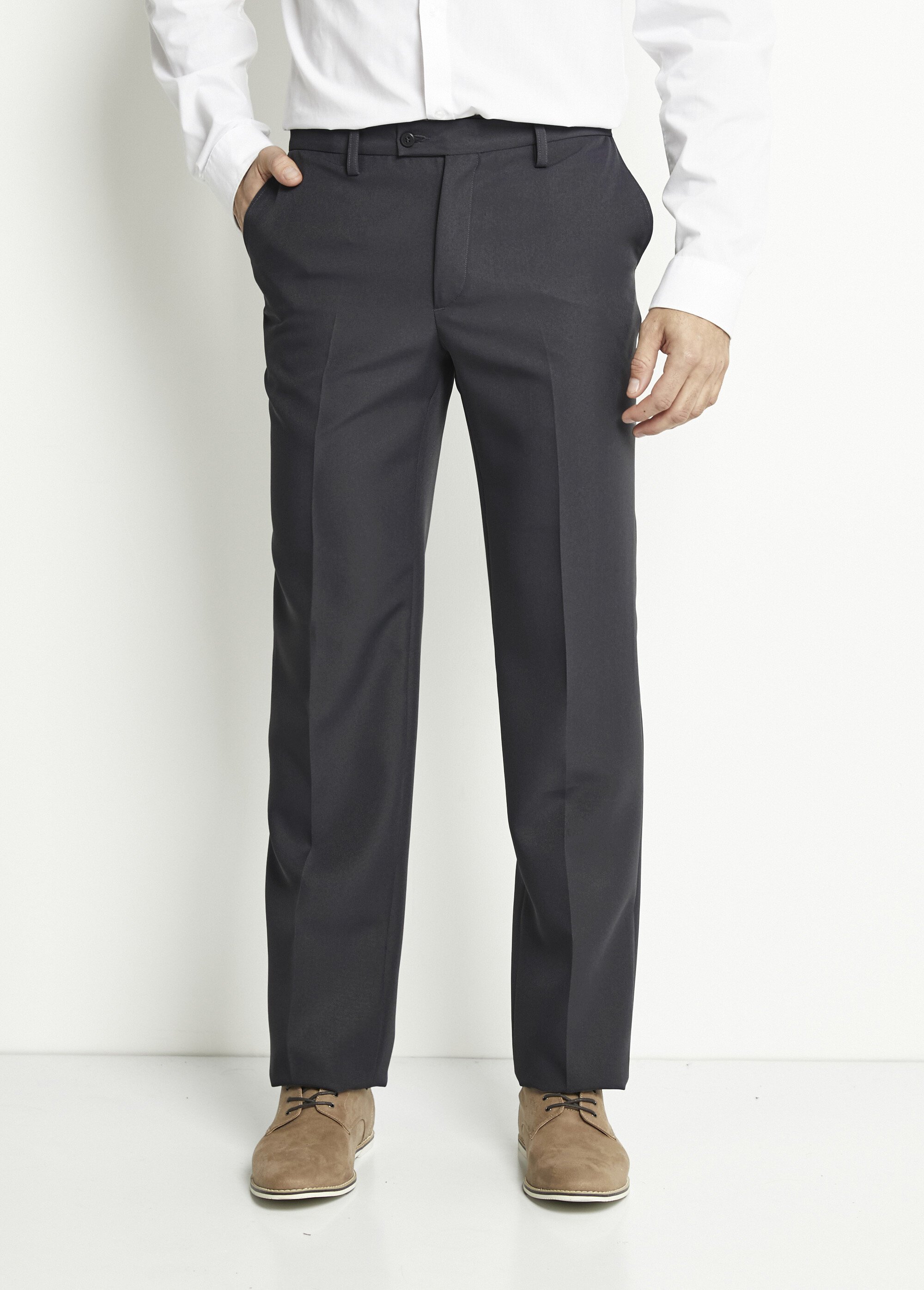 Pantalon ceinture ajustable invisible polyester Homme Gris FABIEN FA1