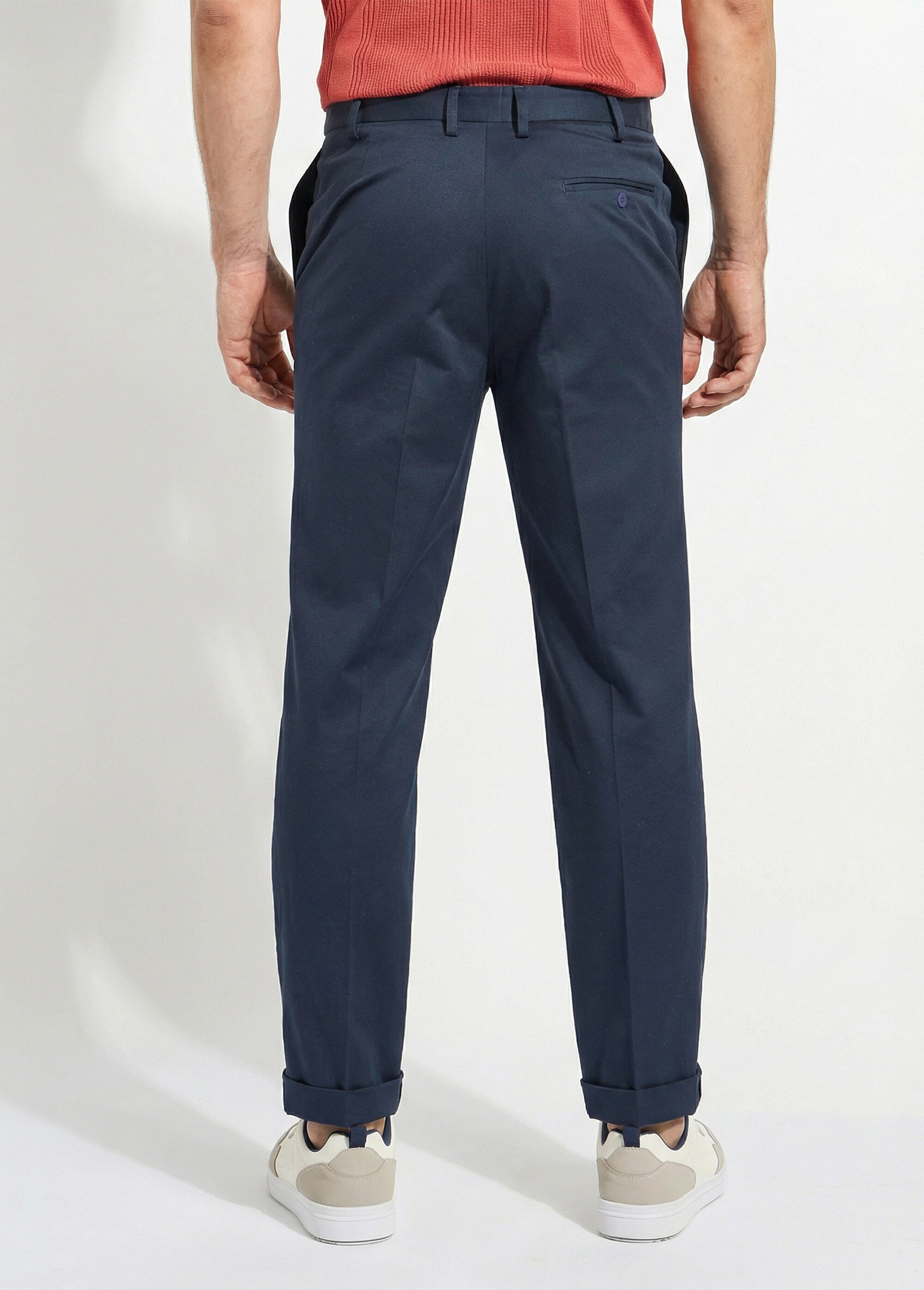 Pantalon ceinture ajustable invisible polycoton