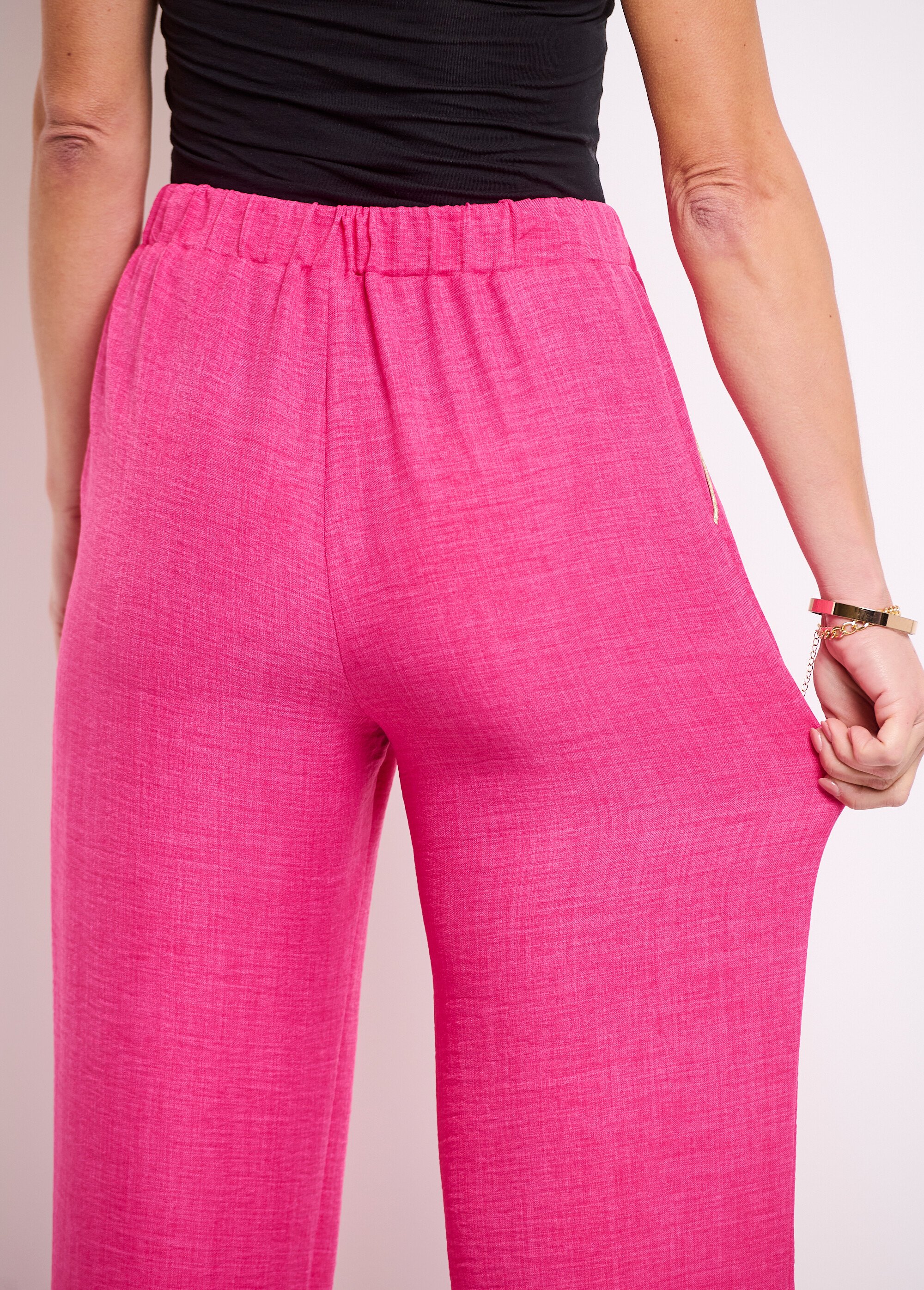 Pantalon américain à jambes larges