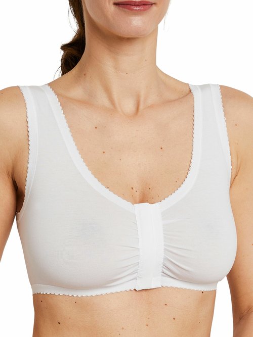 Soutien-gorge brassière ouverture devant Femme Blanc VOGUE DE1