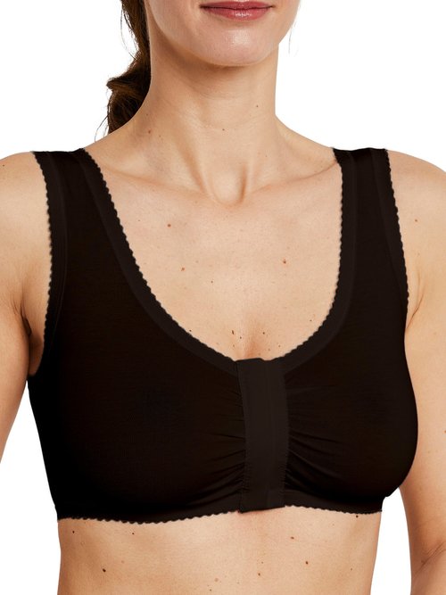 Soutien-gorge brassière ouverture devant Femme Noir VOGUE DE1