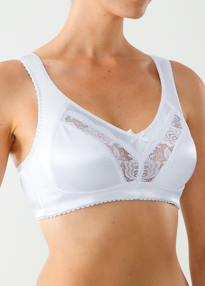 Soutien-gorge sans armatures détail dentelle