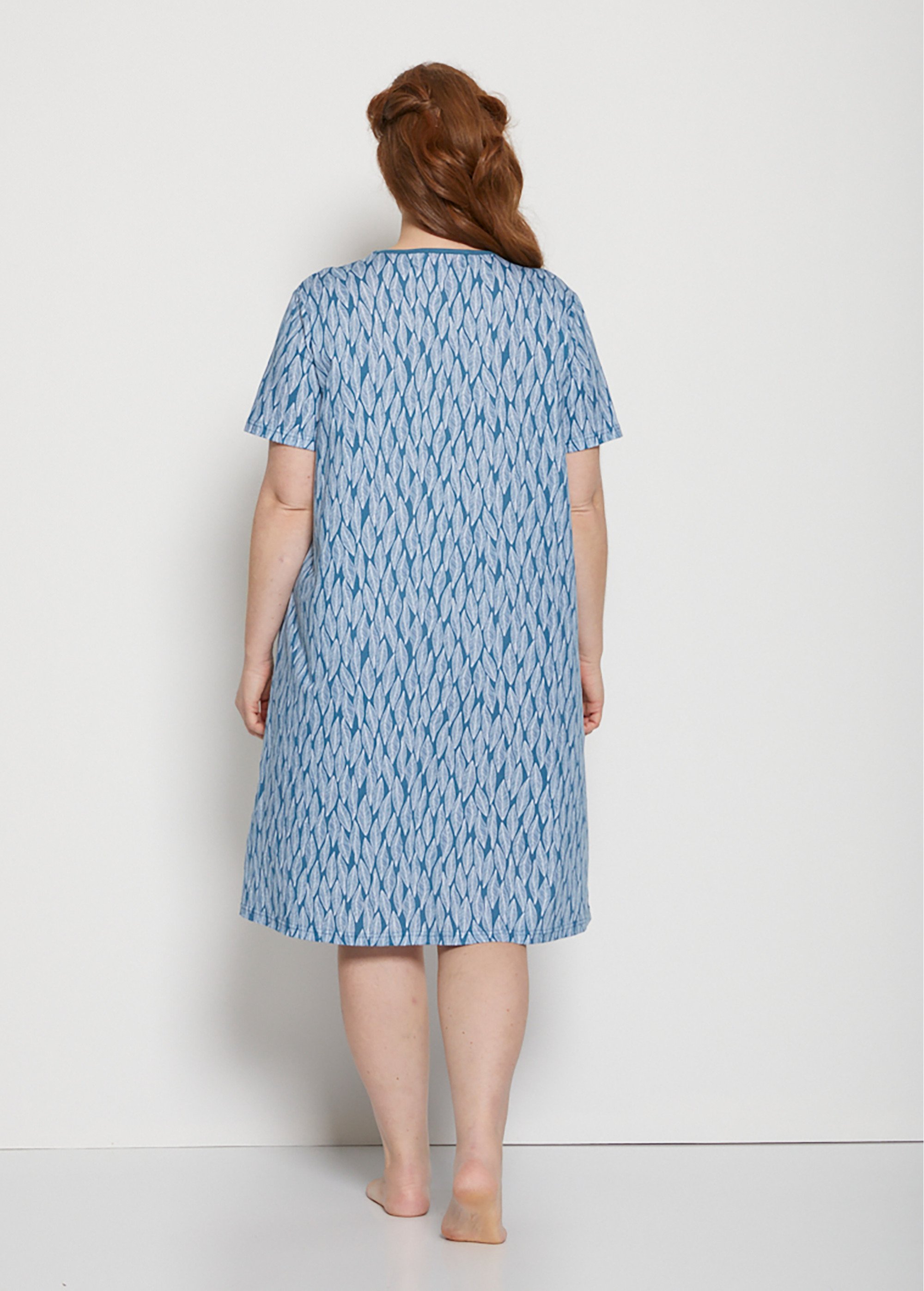 Chemise de nuit tee-shirt mi-longue
