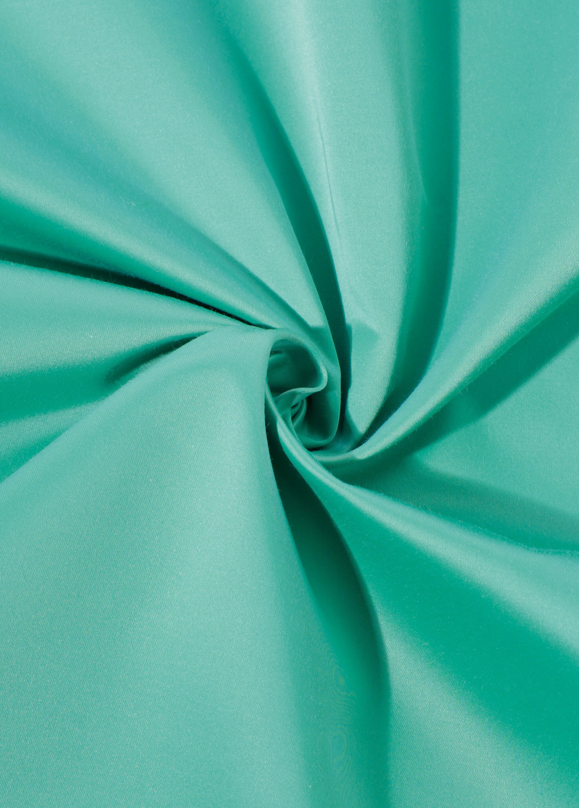 Coupon tissu habillement, satin épais 1B BLEU COT148553 FA1