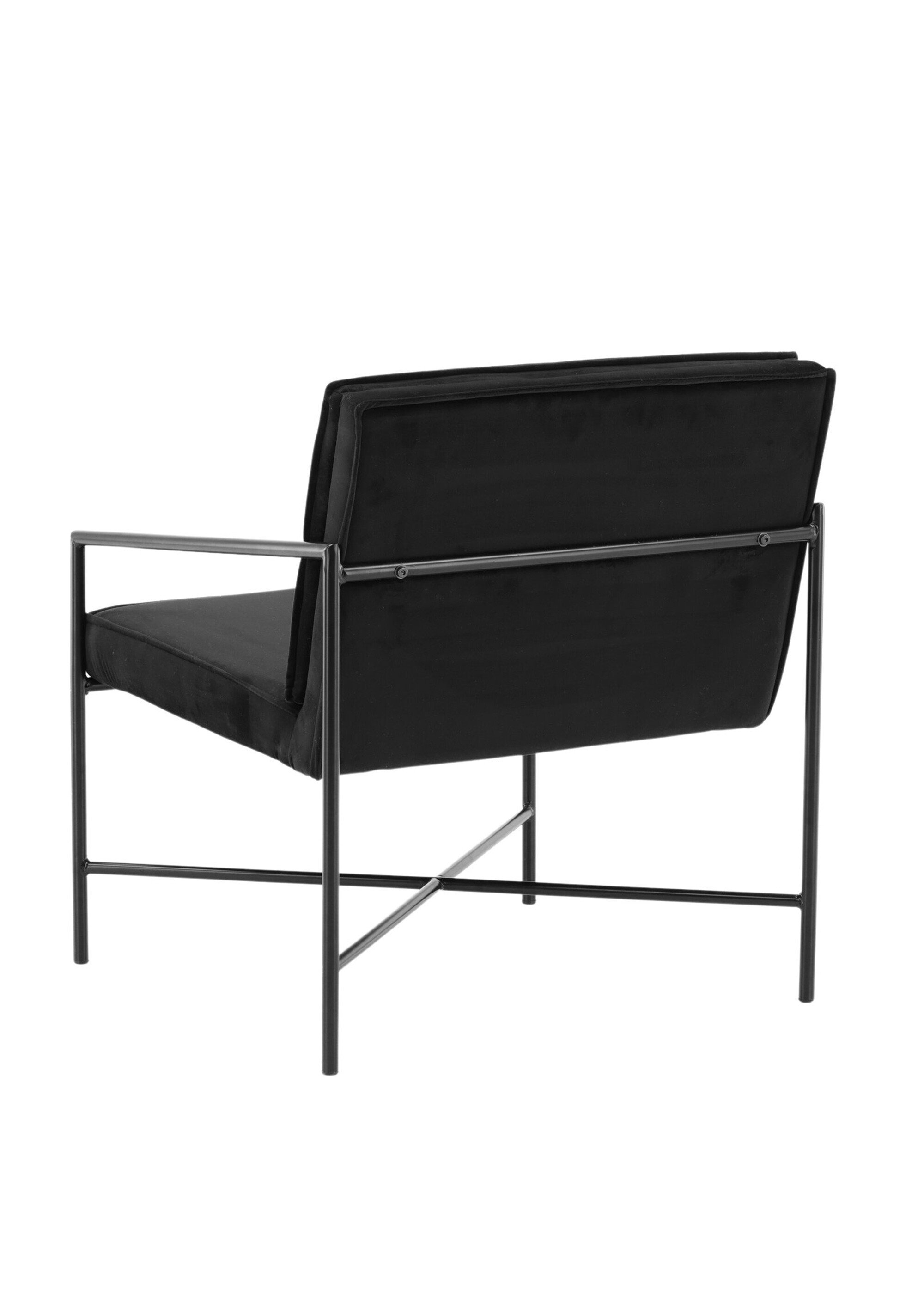 Fauteuil épuré avec structure métal NOIR VEN-15578-888 DO1