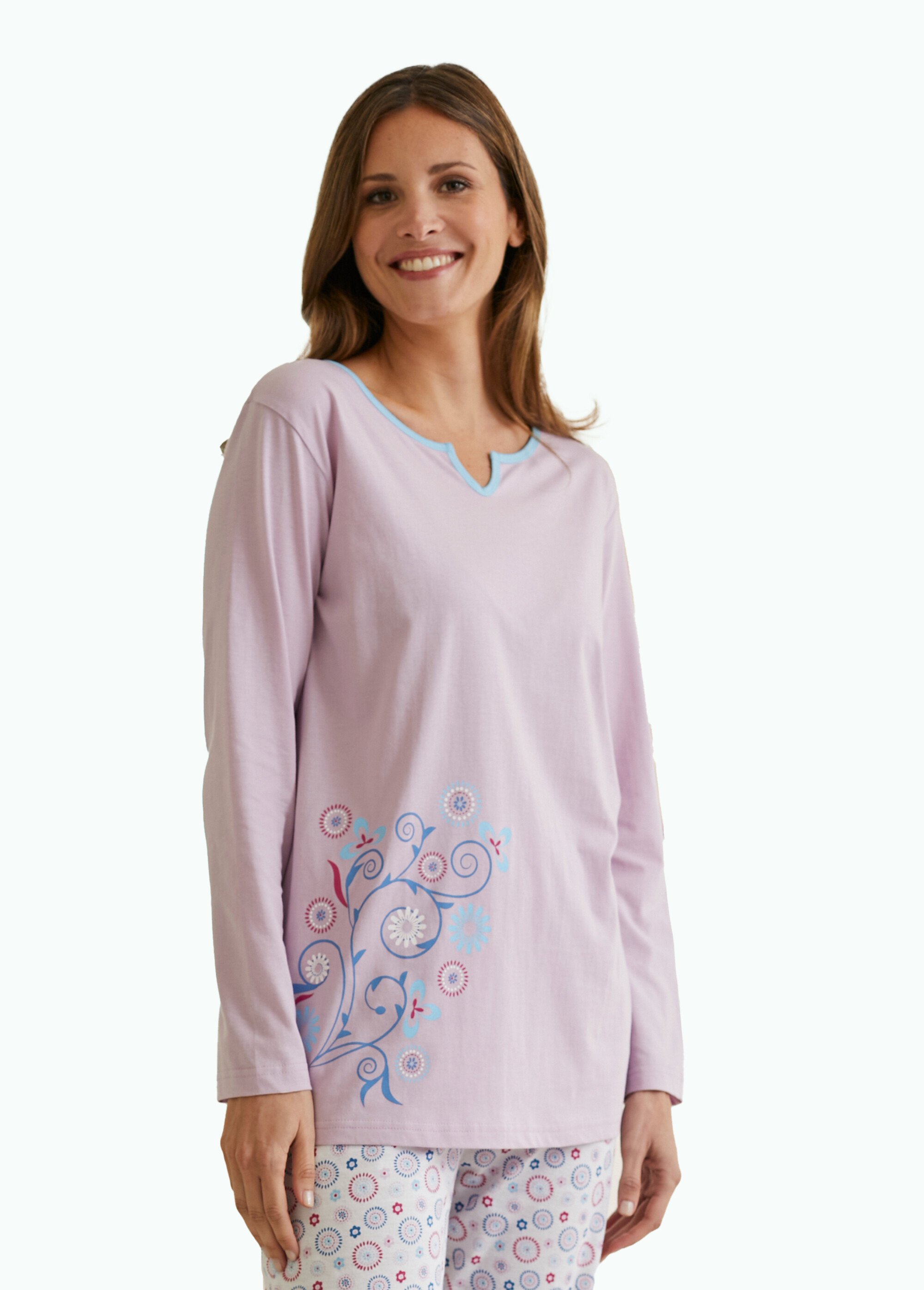Haut de pyjama manches longues
