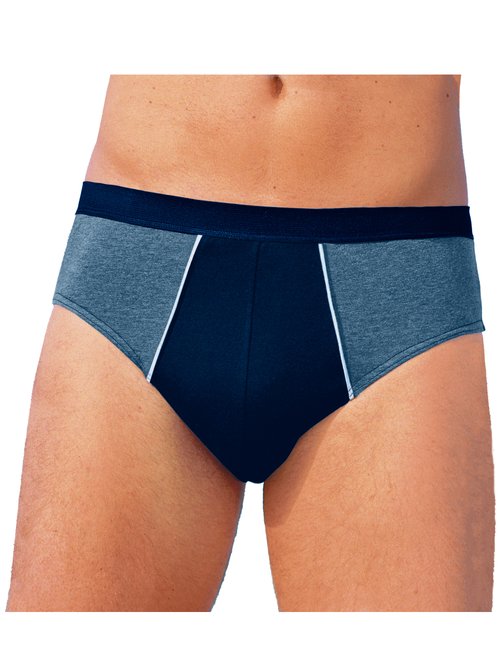 Lot de 2 slips fermés Homme Bleu IODE FA1
