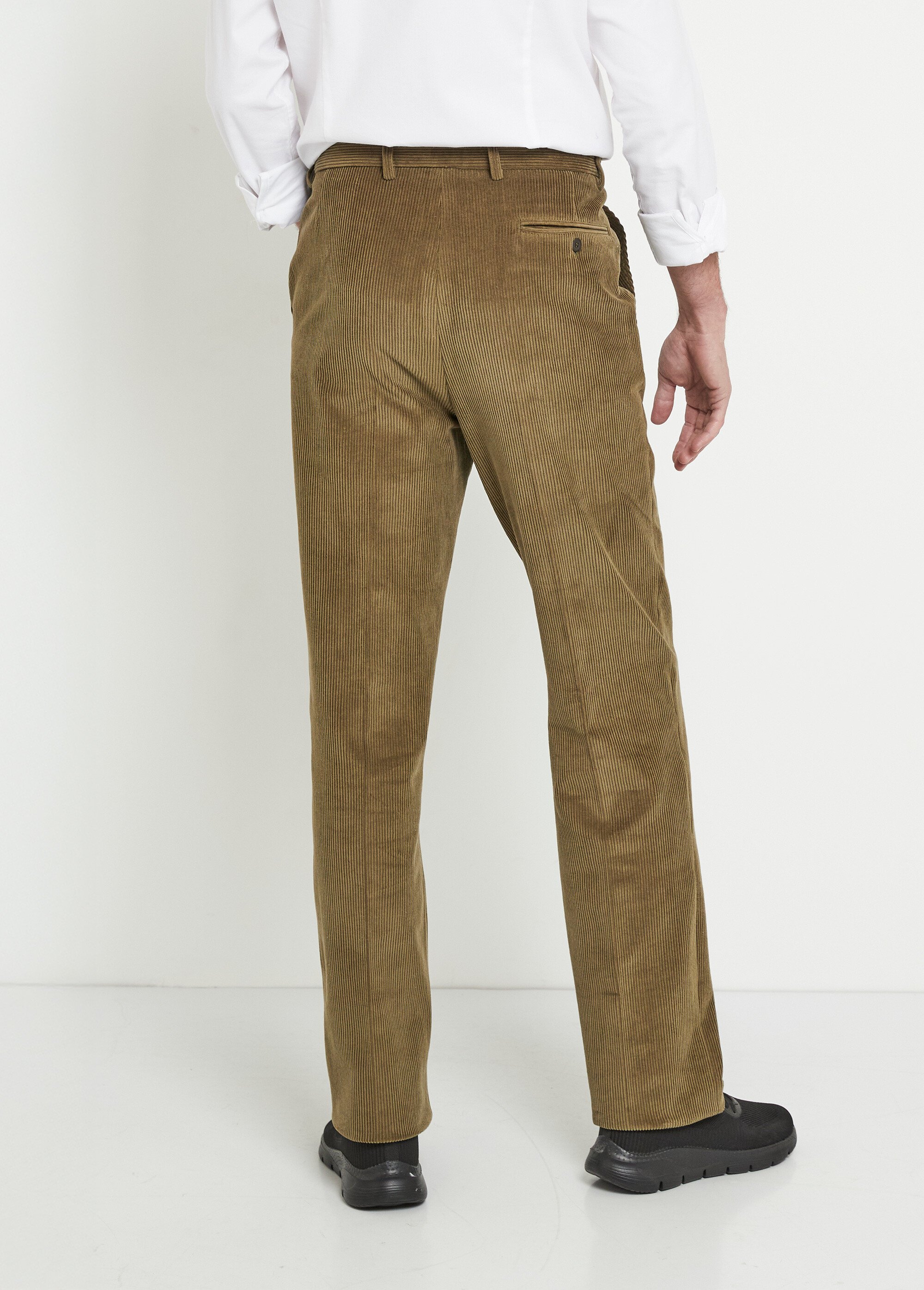 Pantalon droit ceinture élastiquée confort