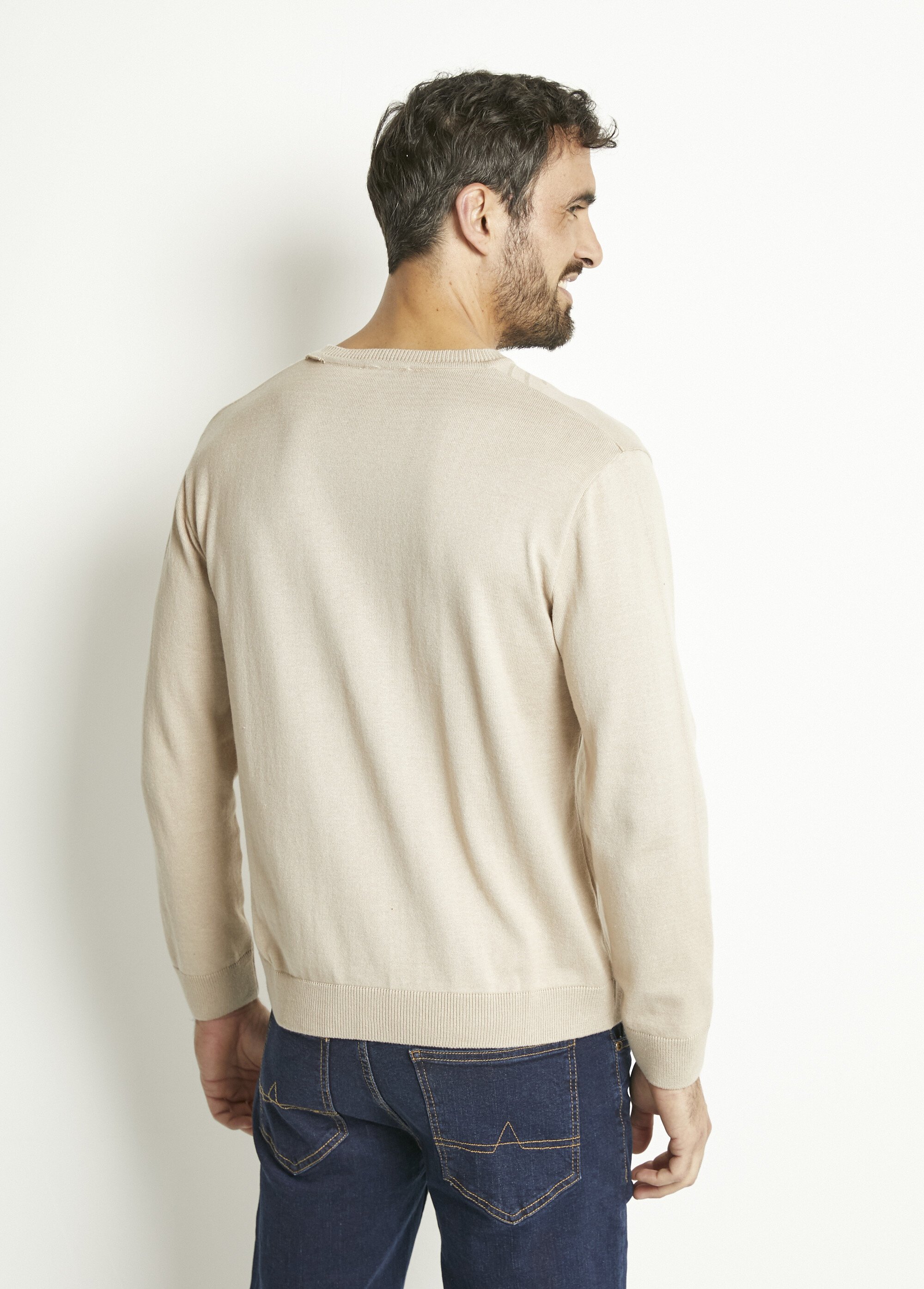 Pull Homme Coton Kallspin - Col V Manches Longues Taille S-4XL Décontracté