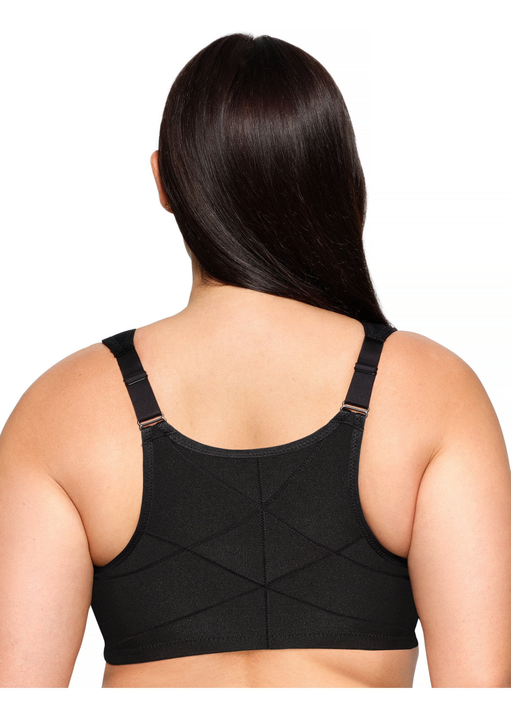 Soutien-gorge WonderWire Dentelle Grandes Tailles Posture ++, Fermeture Frontale et Armatures n°1255