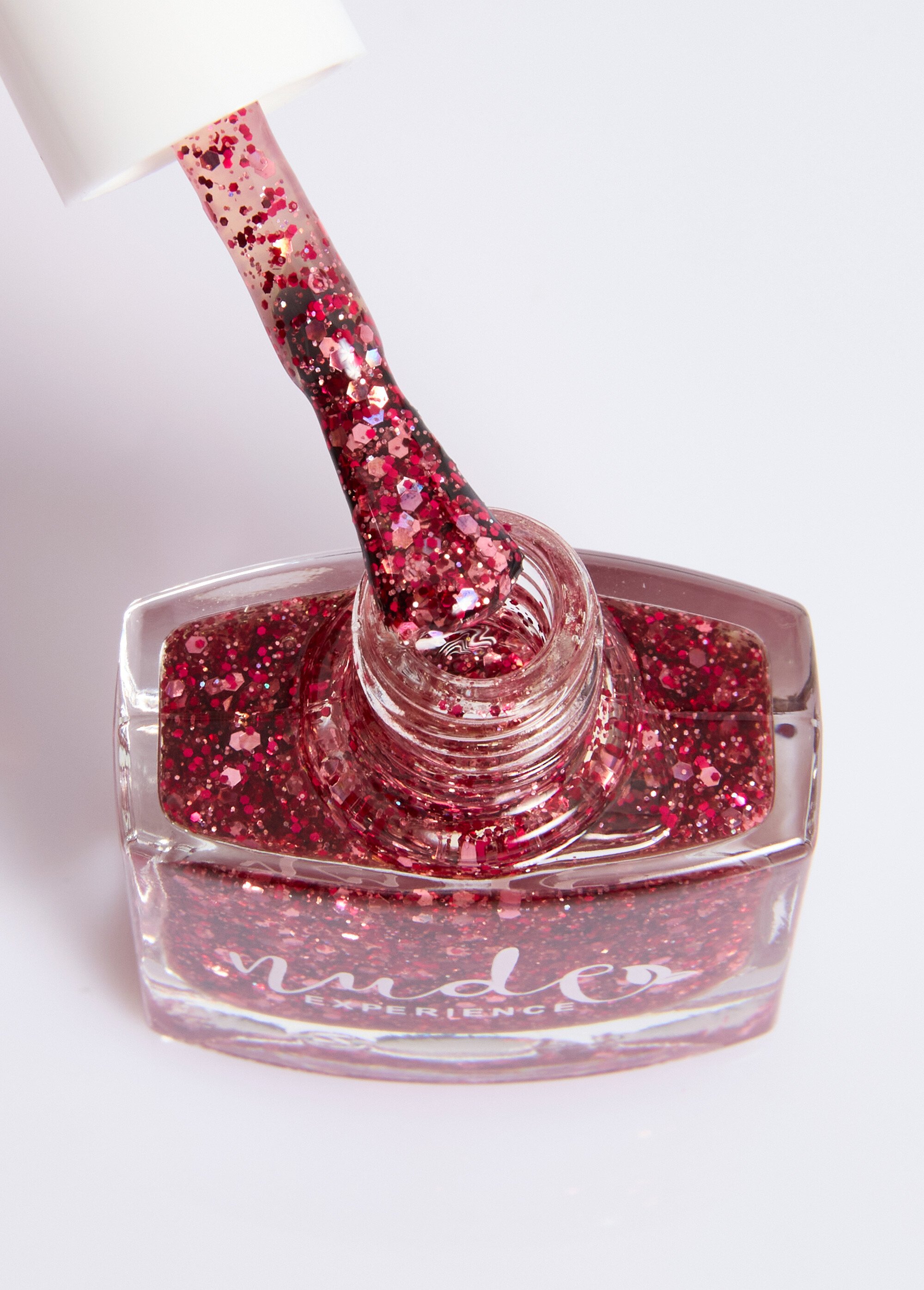 Vernis à ongles peel-off pailletté, Girly Rose NUD-T79 DE2