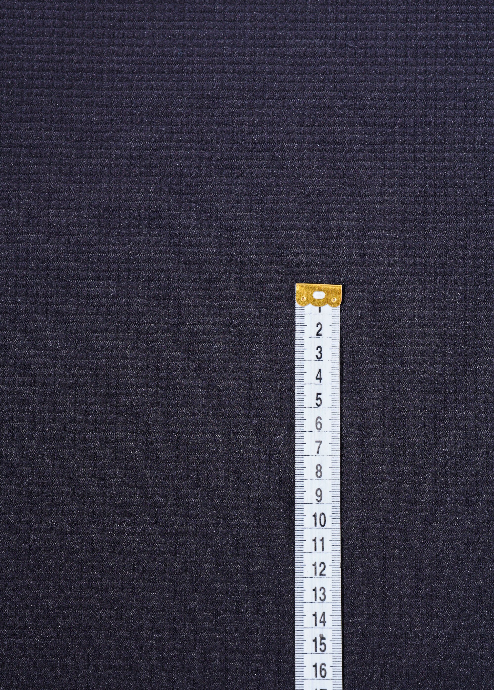 Coupon habillement, jersey quadrillé NOIR COT148099 DE1