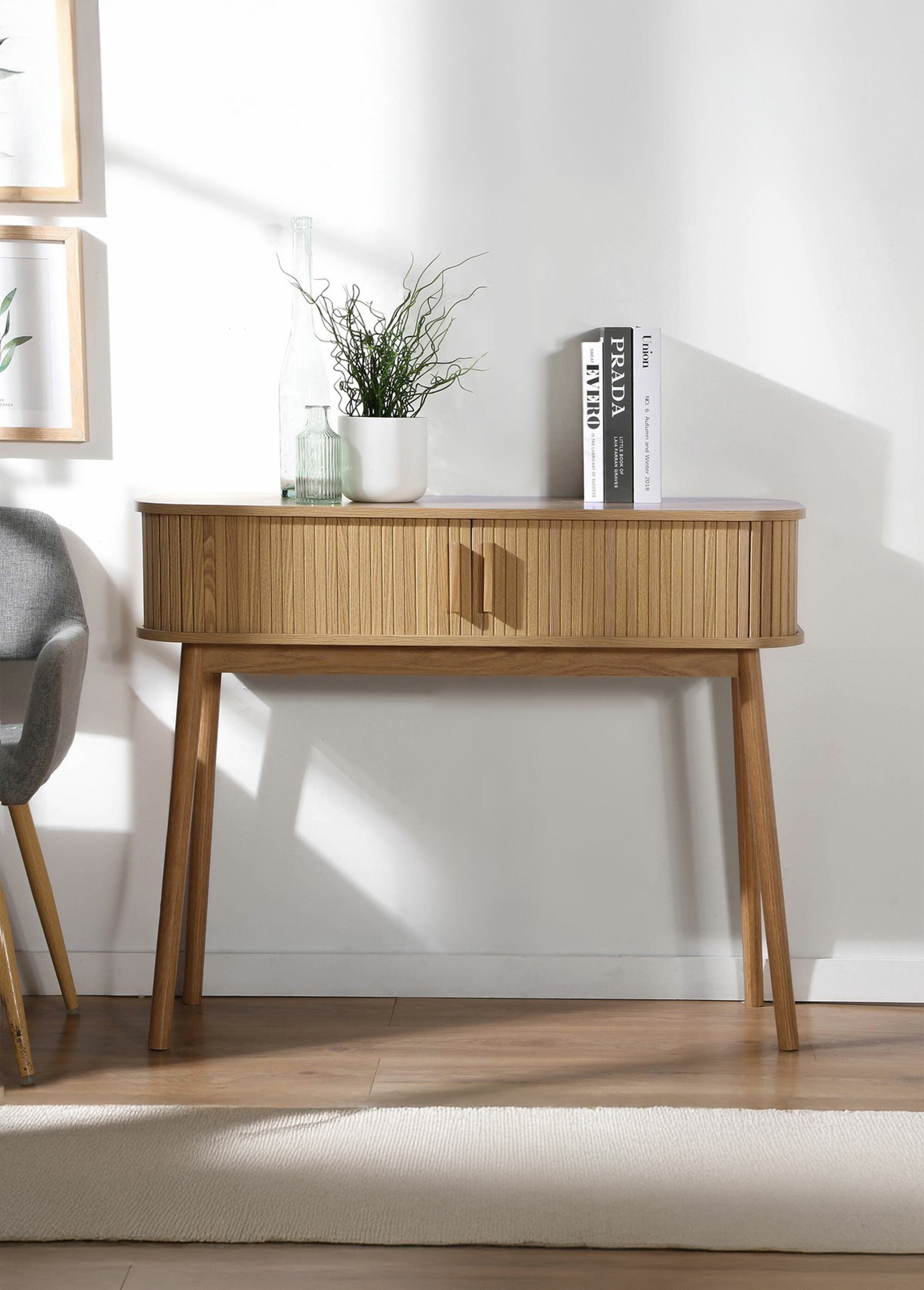 ERNEST Console portes coulissantes bois BEIGE CAL-14043133 SI1