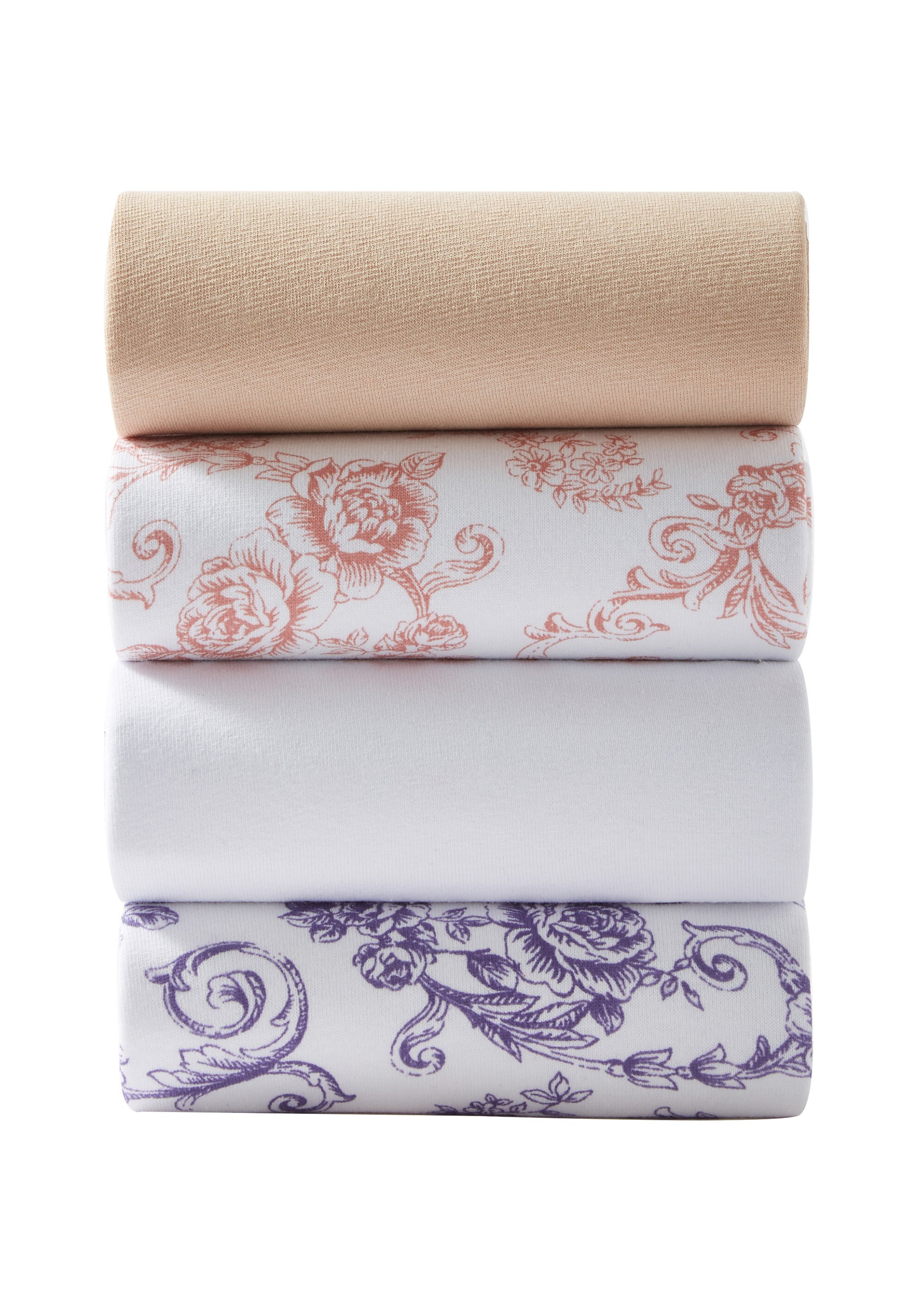 Lot de 4 culottes hautes assorties