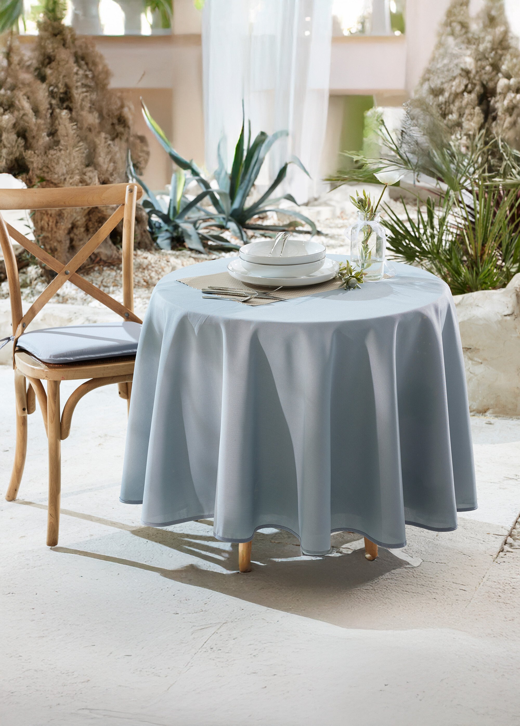 Nappe unie entretien facile Gris RIRE FA1