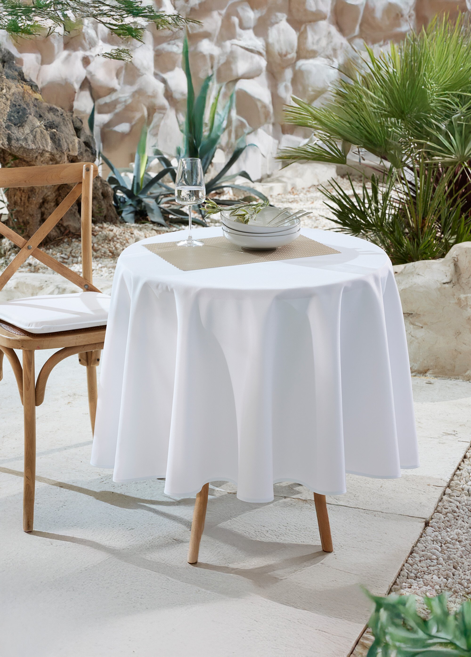 Nappe unie entretien facile Blanc RIRE FA1