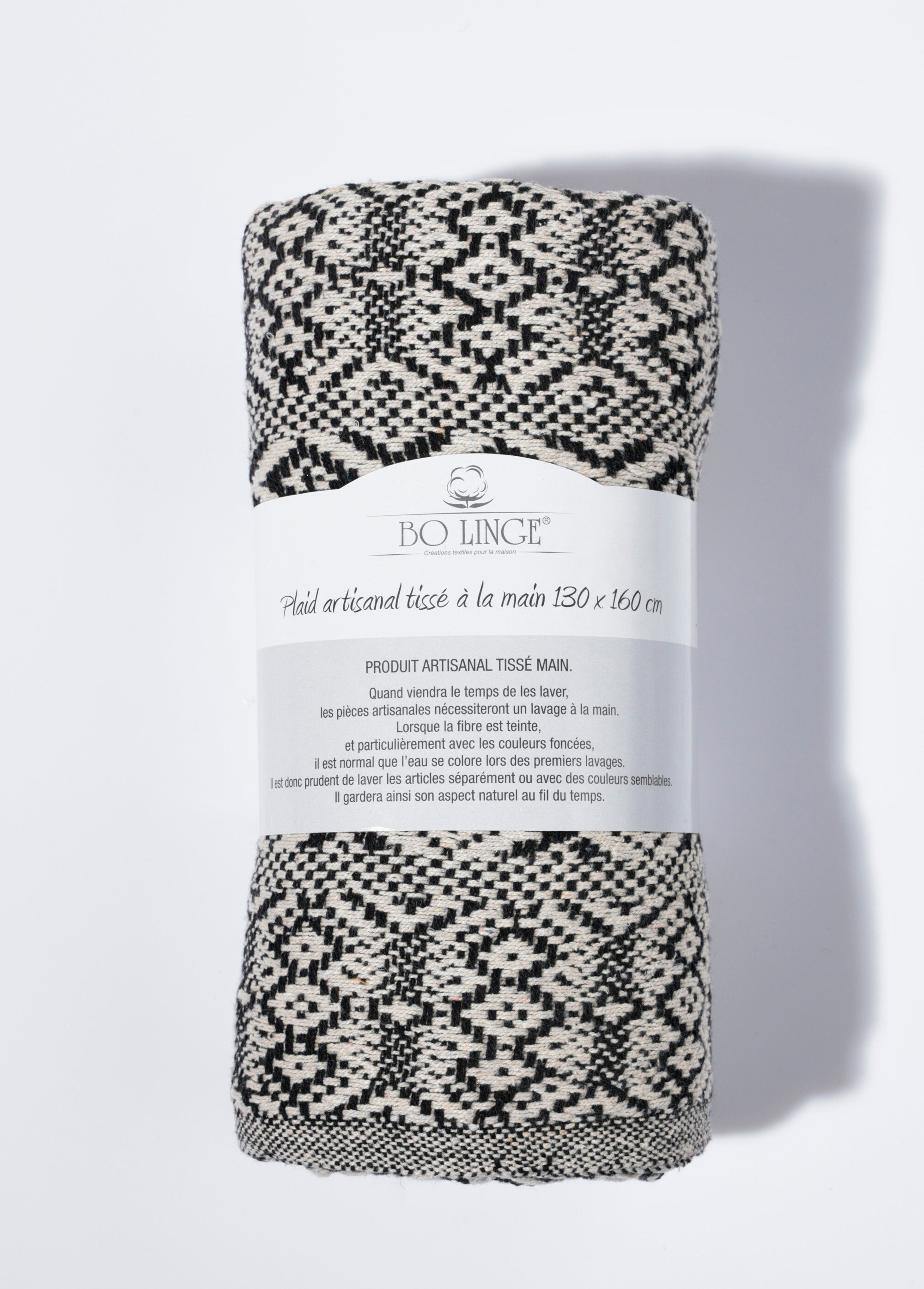 Plaid jacquard tissé main, Kilim