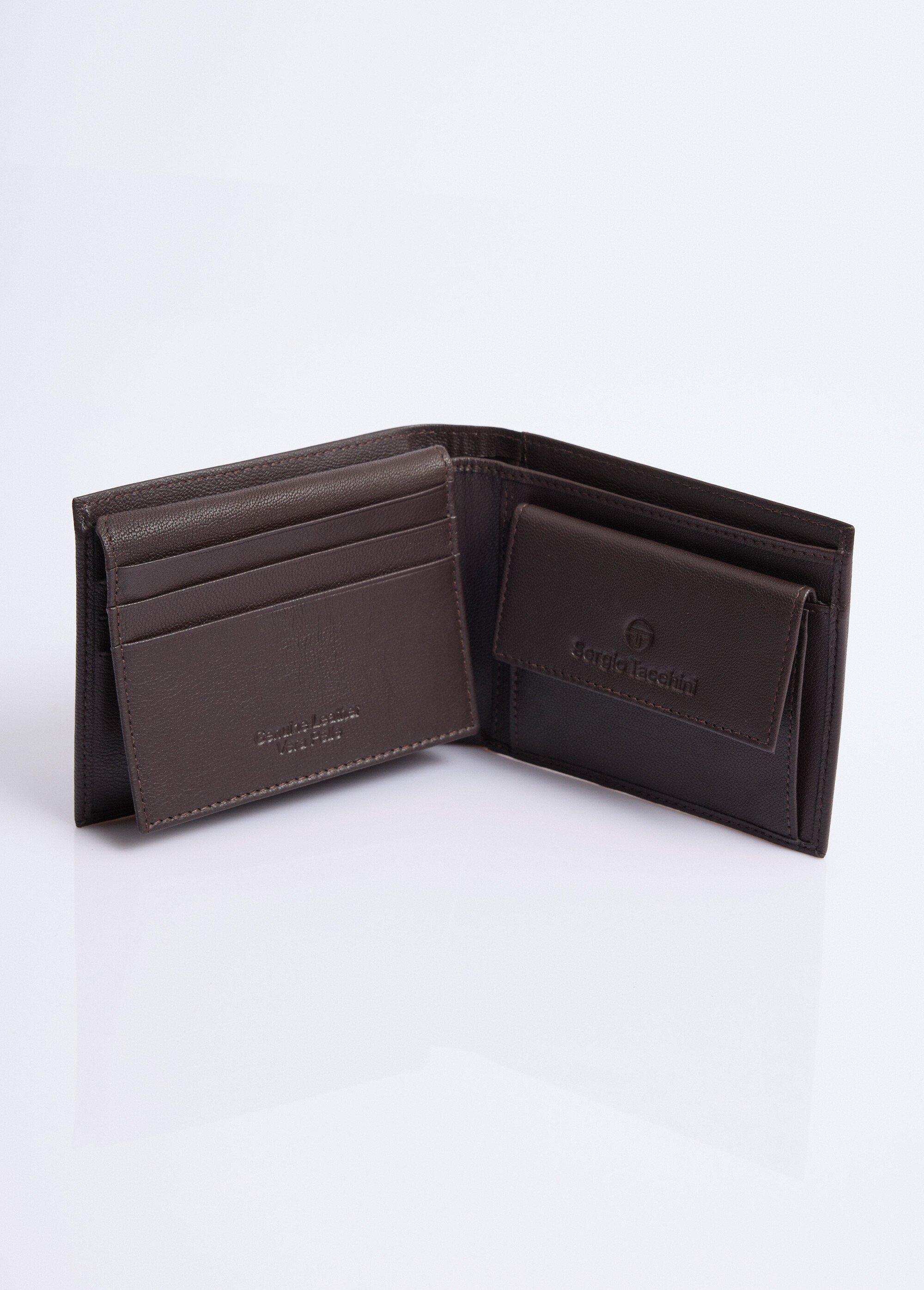 Portefeuille compact multi emplacements Homme Marron NES333W2511 DE1