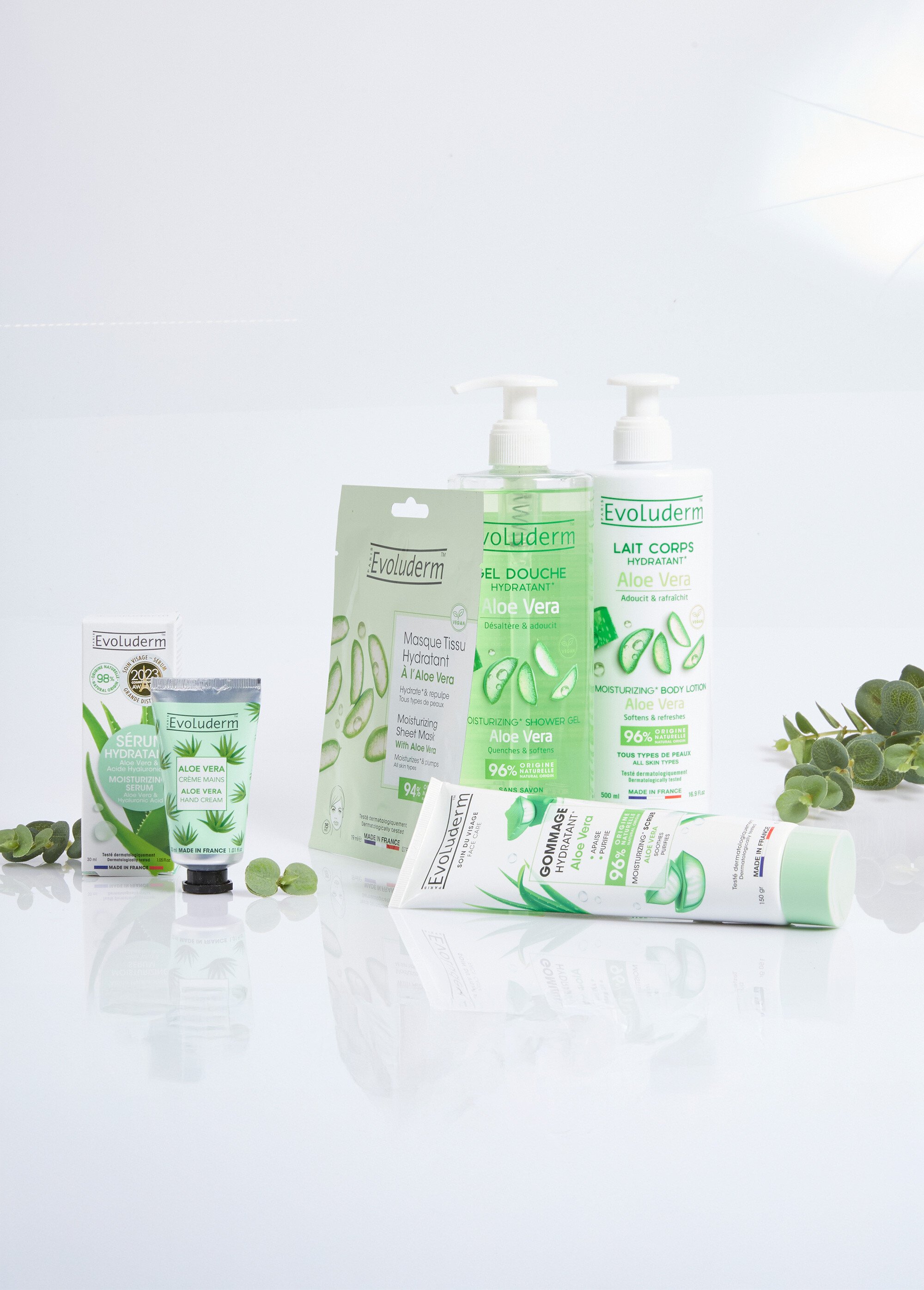 Routine hydratation Aloe Vera, 6 pièces