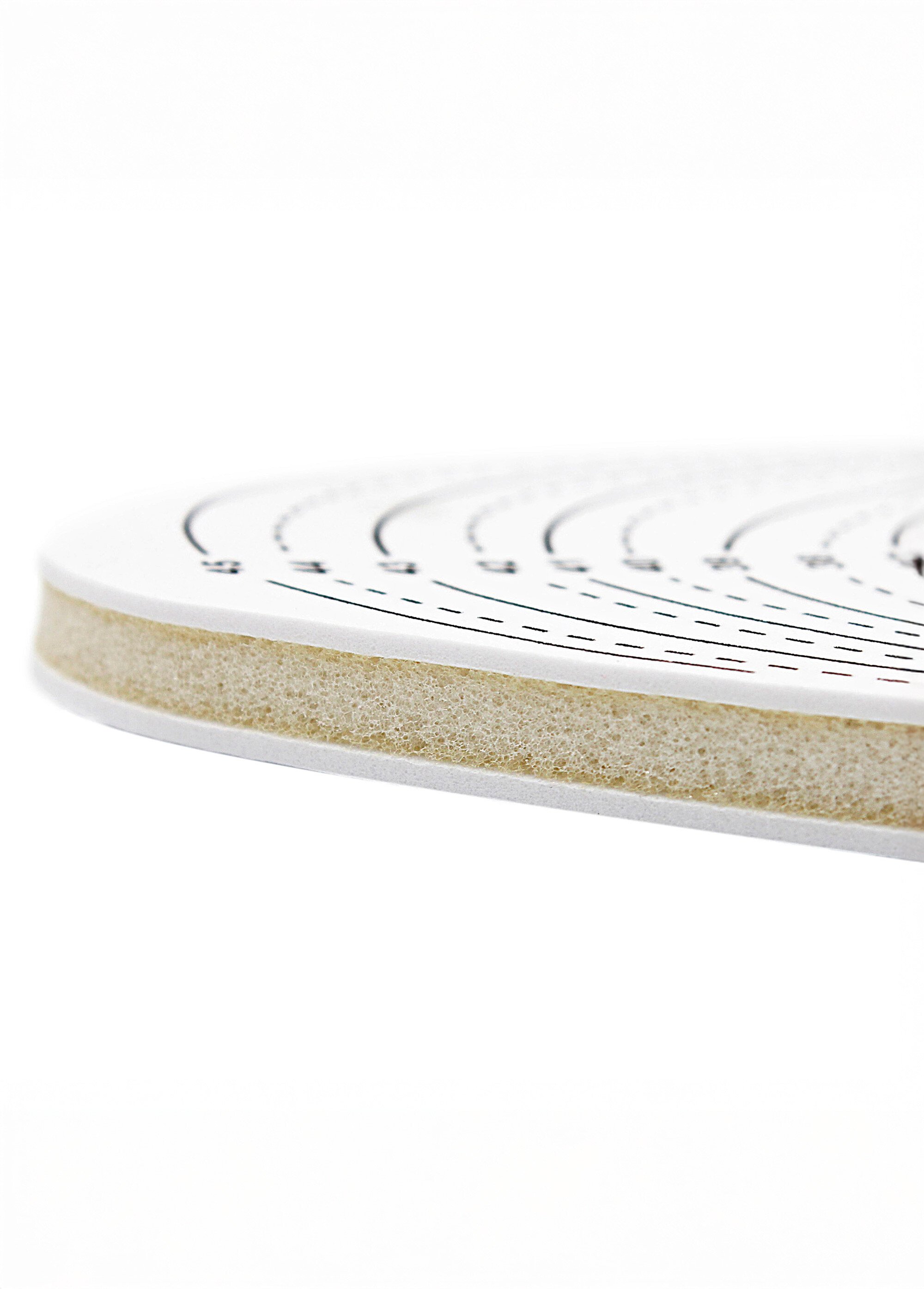 Semelles à mémoire de forme découpables BLANC GOFORME DE1