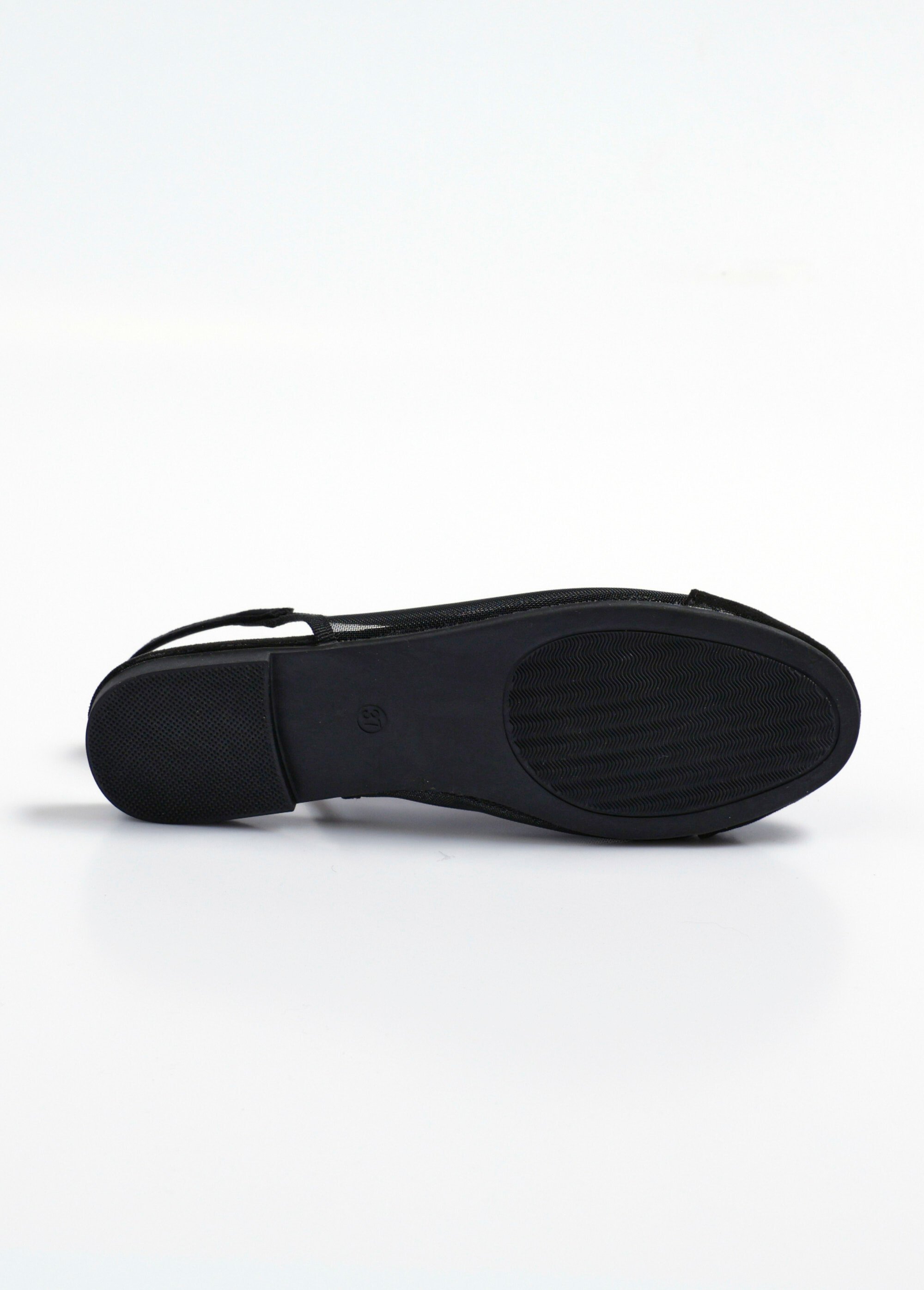Ballerines Simply Vera Neuves - Taille 7M - Denim Et Noir Avec Nœud - Sans Boîte