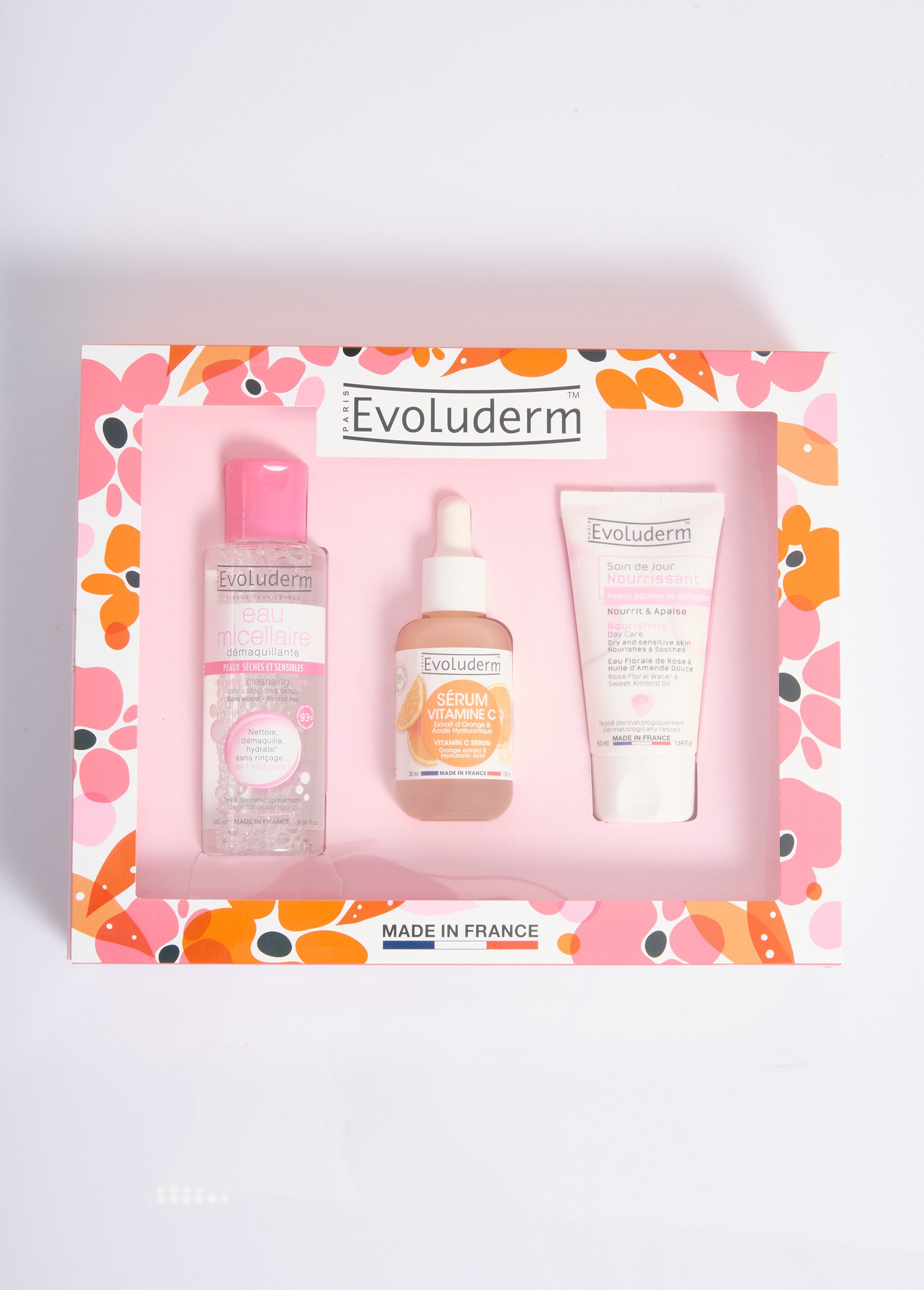 Coffret visage Peau radieuse, 3 pièces Beige EVO-23042 FA1