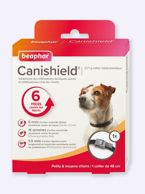 Collier insecticide 48 cm, chien petit/moyen NOIR BEA-17207 FA1