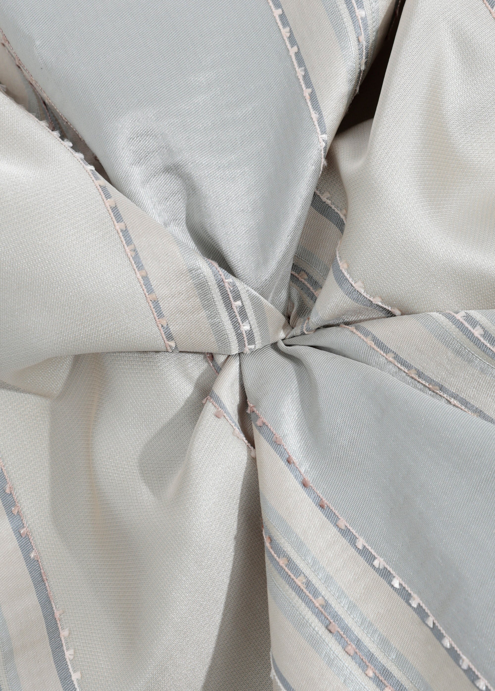 Coupon tissu ameublement rayé 2G