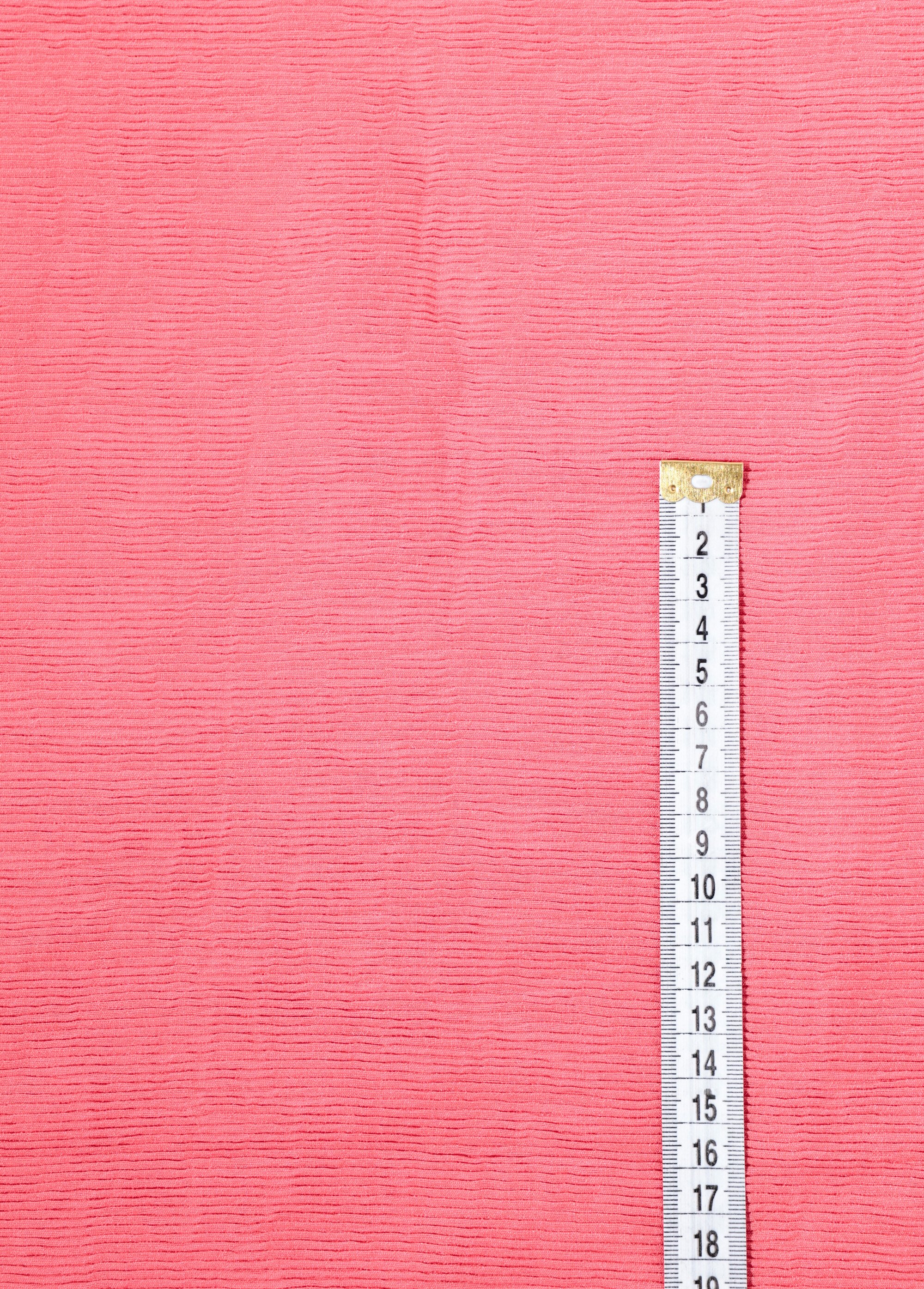 Coupon tissu habillement, ligné stretch ROSE COT144089 DE1