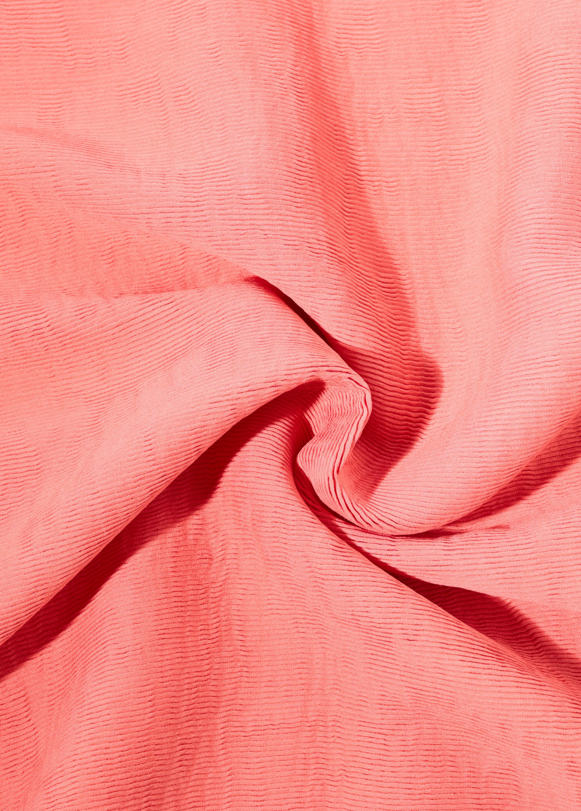 Coupon tissu habillement, ligné stretch ROSE COT144089 FA1