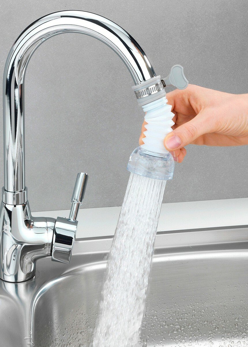 Douchette universelle flexible pour robinet Blanc GILLOIS CA1