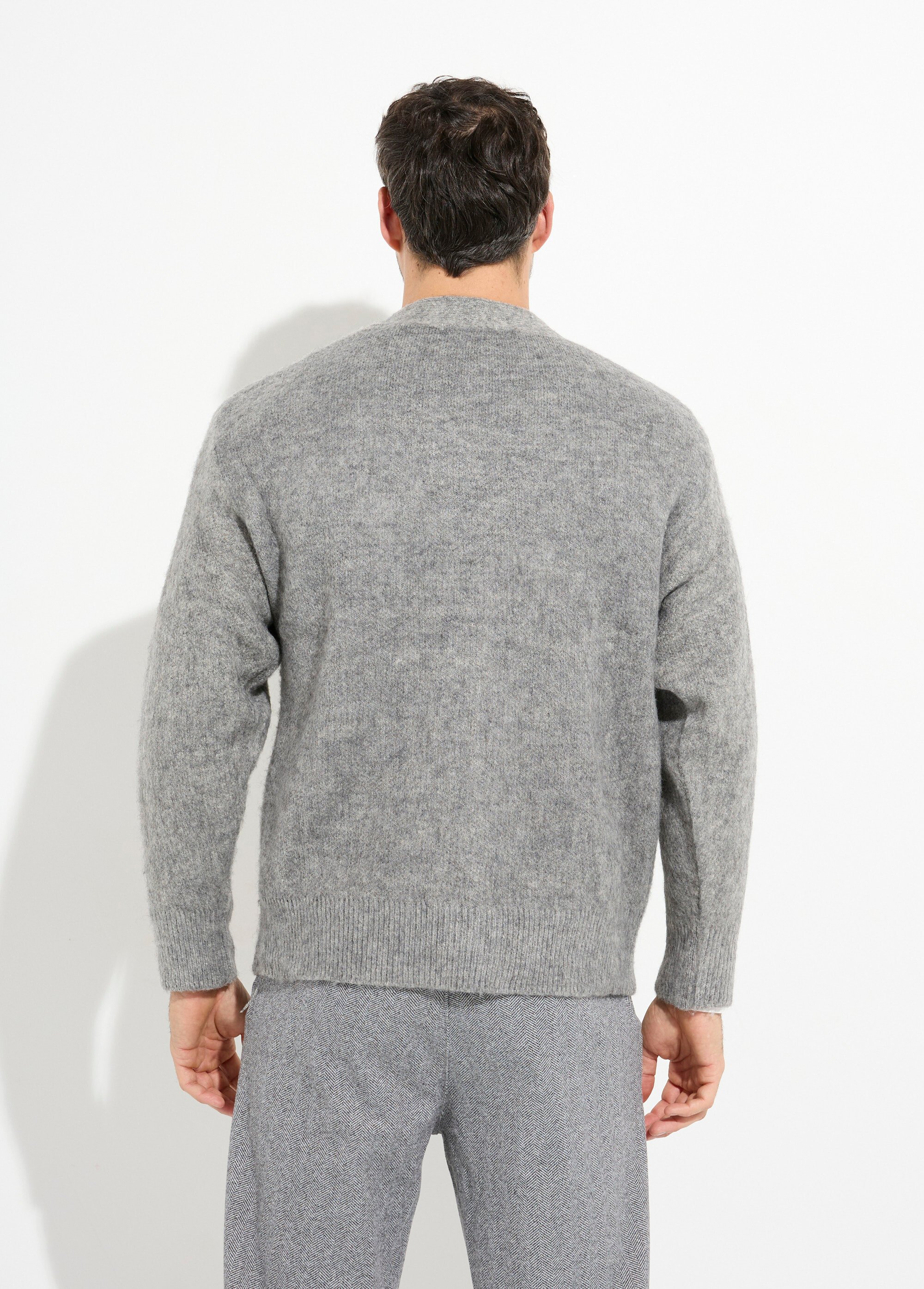 Gilet chaud en maille avec de la laine