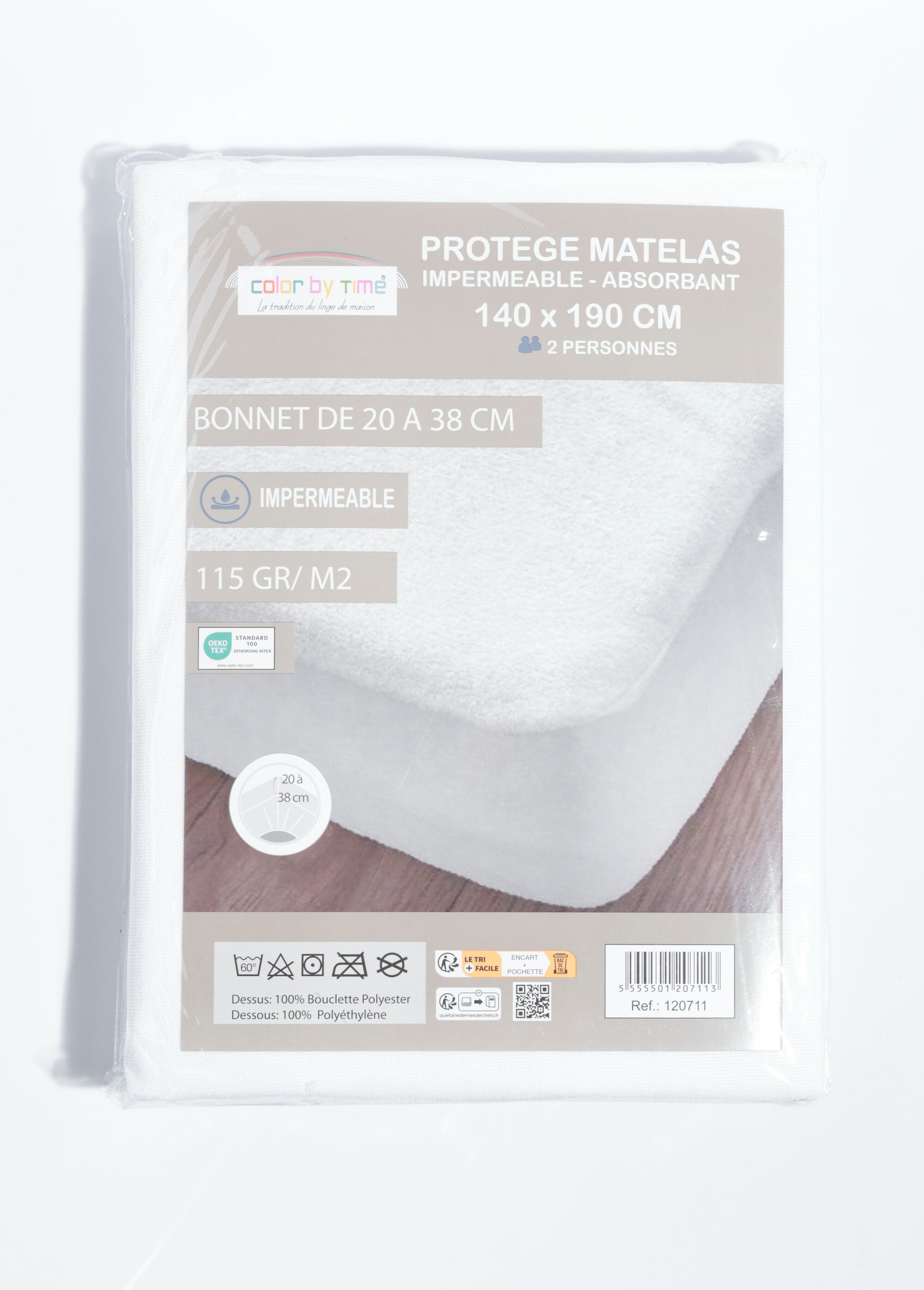 Protège-matelas absorbant, 140 x 190cm