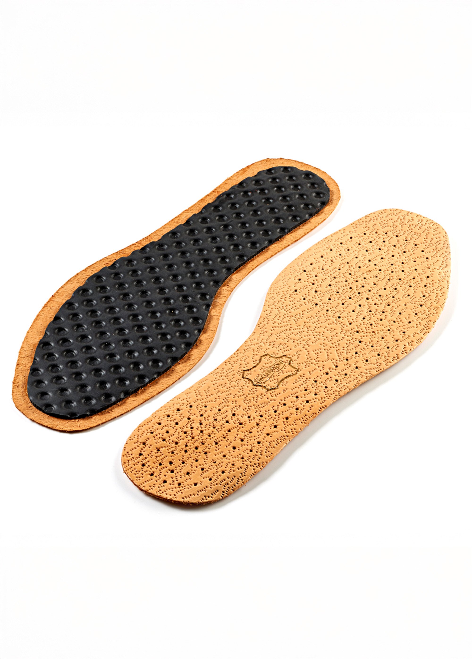 Semelles fines en cuir tannage végétal MARRON GRIGNOT FA1