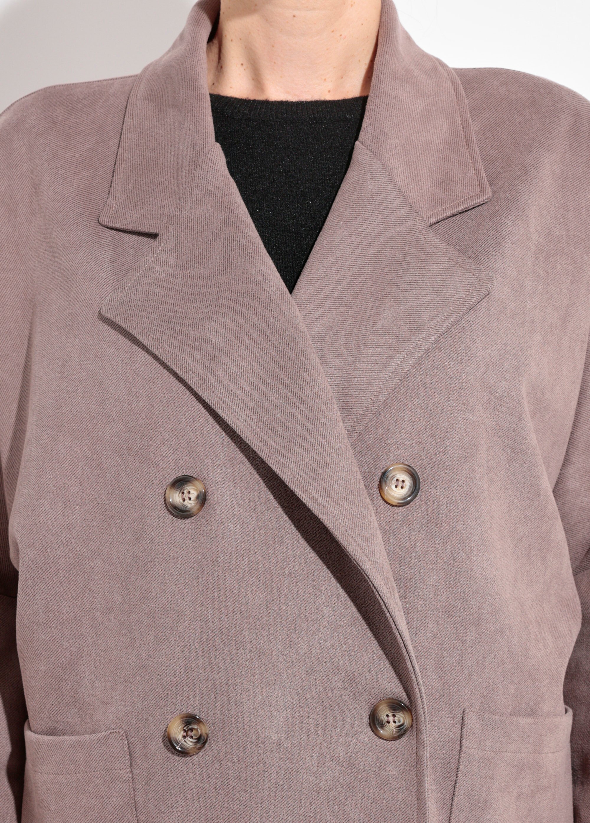 Trench souple long double boutonnage Femme Marron SJ-VELLON DE1