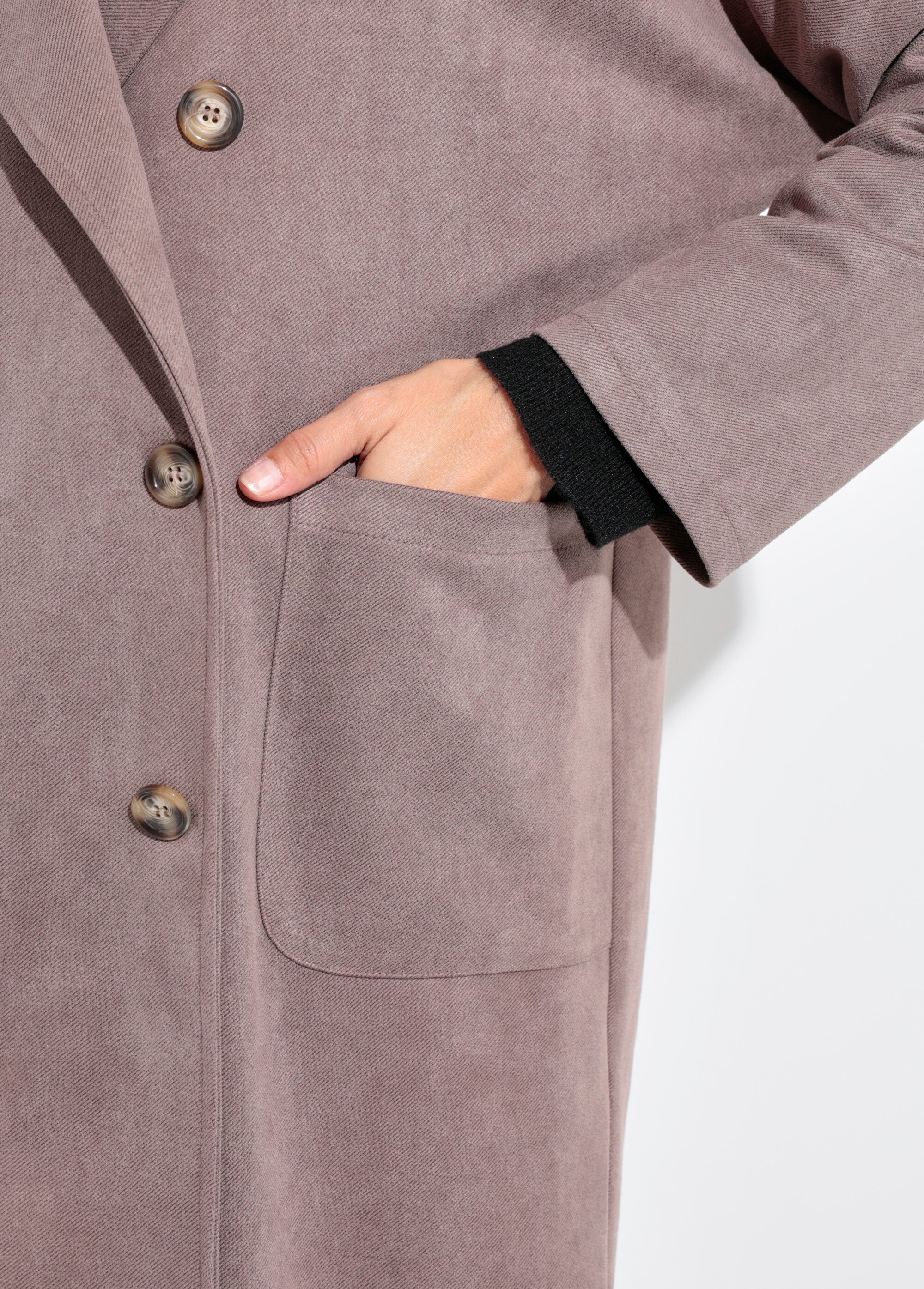 Trench souple long double boutonnage Femme Marron SJ-VELLON DE2