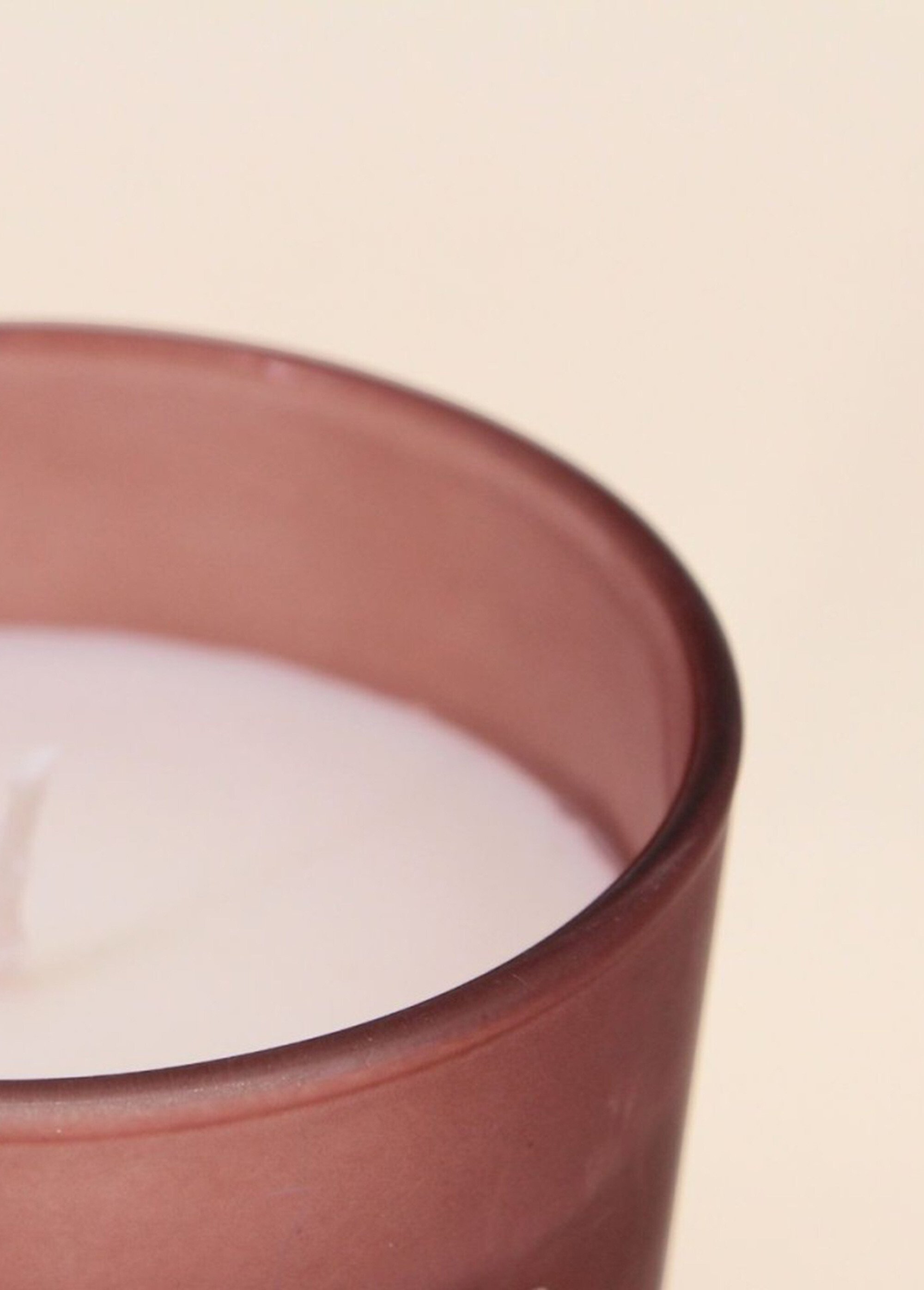 Bougie parfumée pot verre + couvercle Rouge NOR-27604 DE2