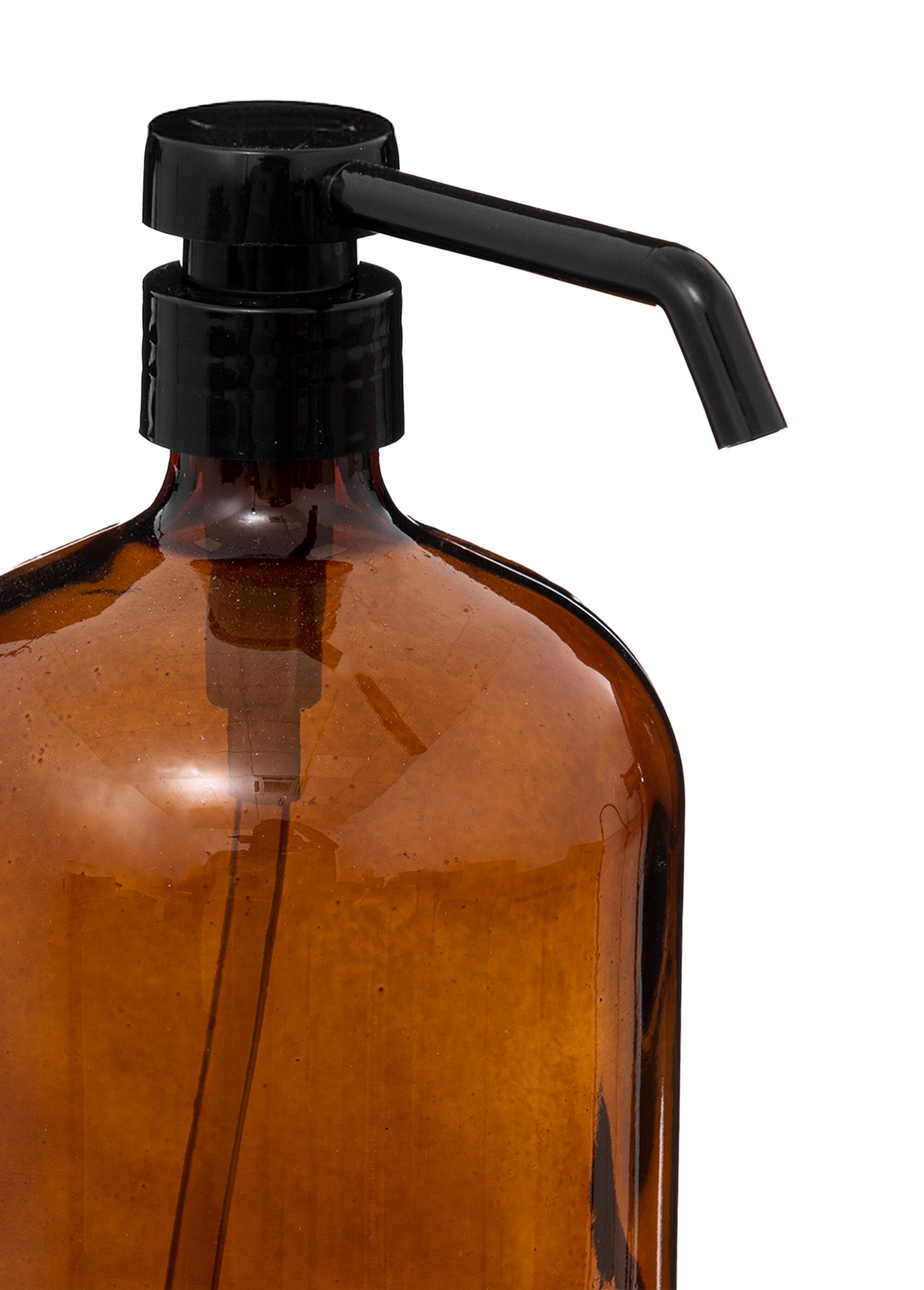 Distributeur en verre teinté, 1 litre Marron JJA-174797B DE1