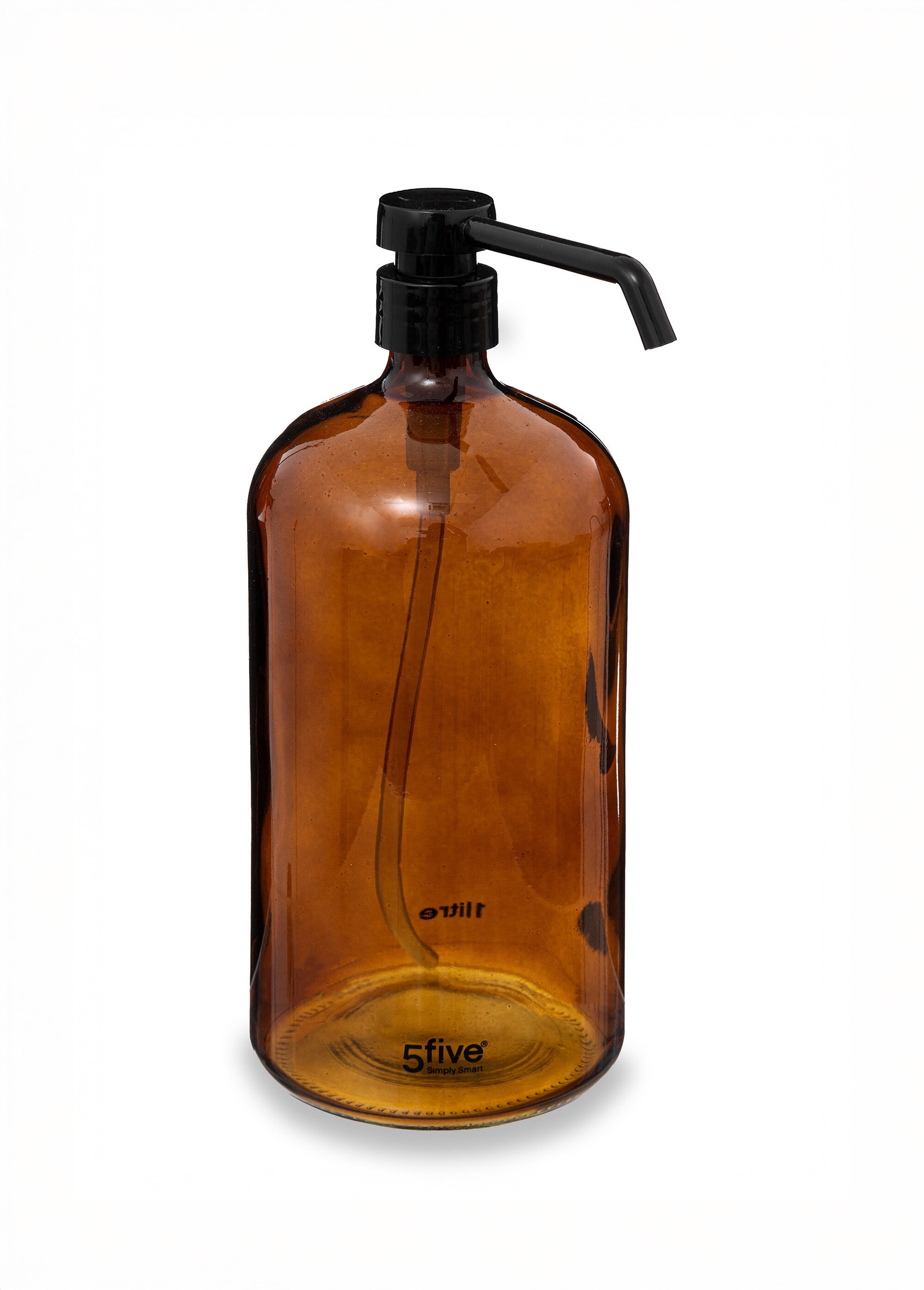 Distributeur en verre teinté, 1 litre Marron JJA-174797B FA1